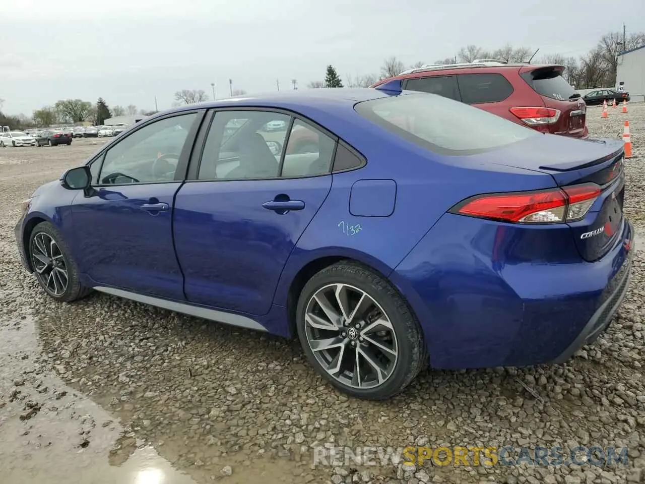2 fotografías del automóvil dañado 5YFS4MCE1NP117398 TOYOTA COROLLA 2022