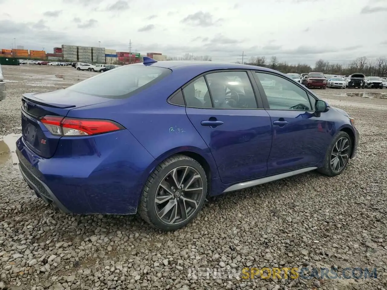 3 fotografías del automóvil dañado 5YFS4MCE1NP117398 TOYOTA COROLLA 2022