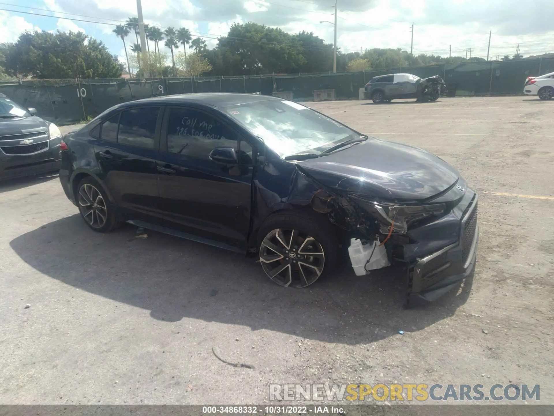 1 fotografías del automóvil dañado 5YFS4MCE1NP119846 TOYOTA COROLLA 2022