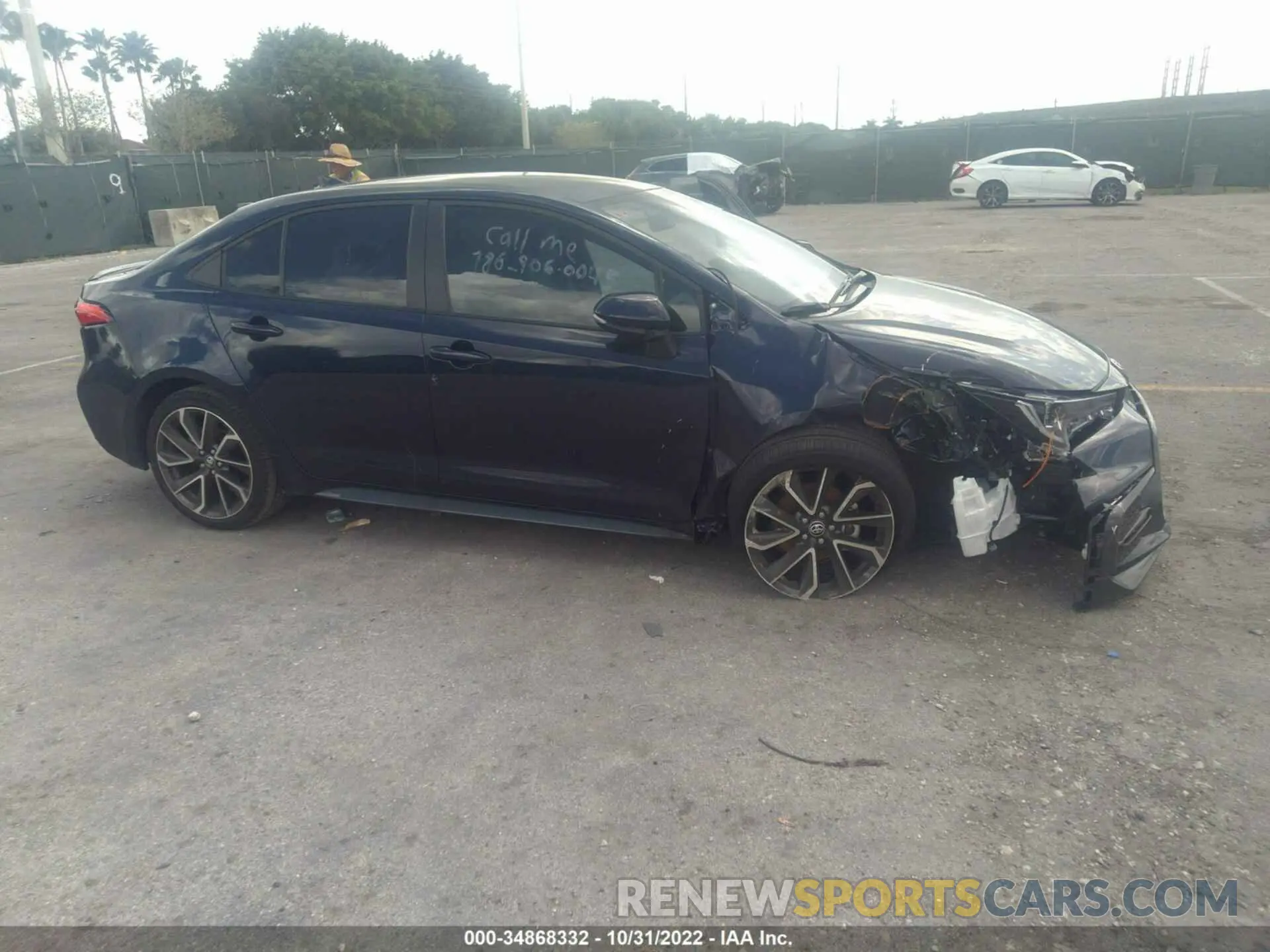 6 fotografías del automóvil dañado 5YFS4MCE1NP119846 TOYOTA COROLLA 2022