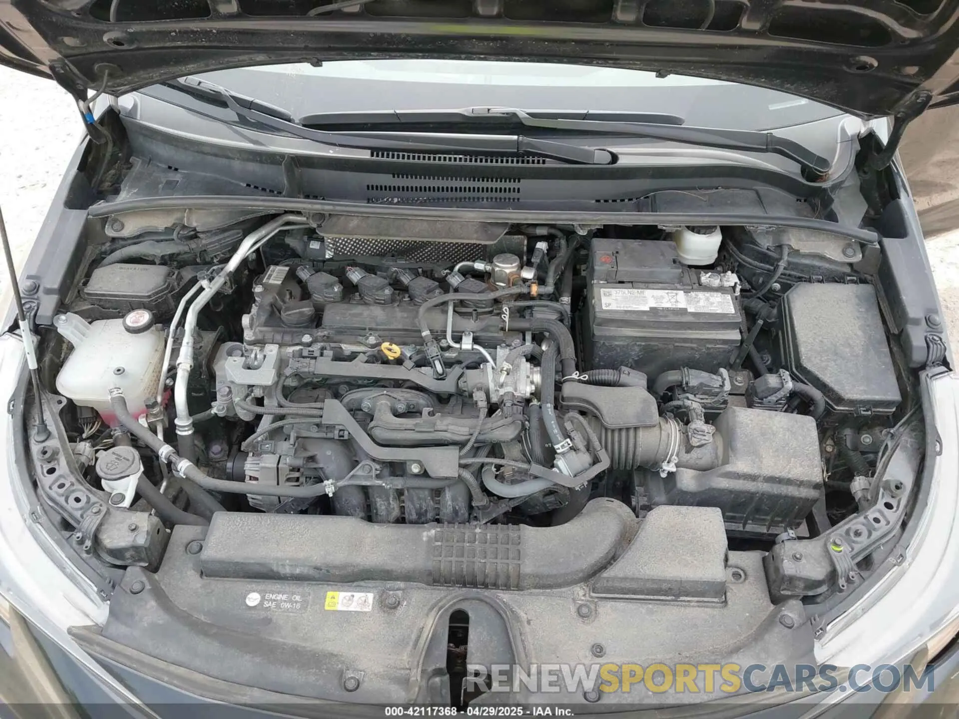 10 fotografías del automóvil dañado 5YFS4MCE1NP127316 TOYOTA COROLLA 2022