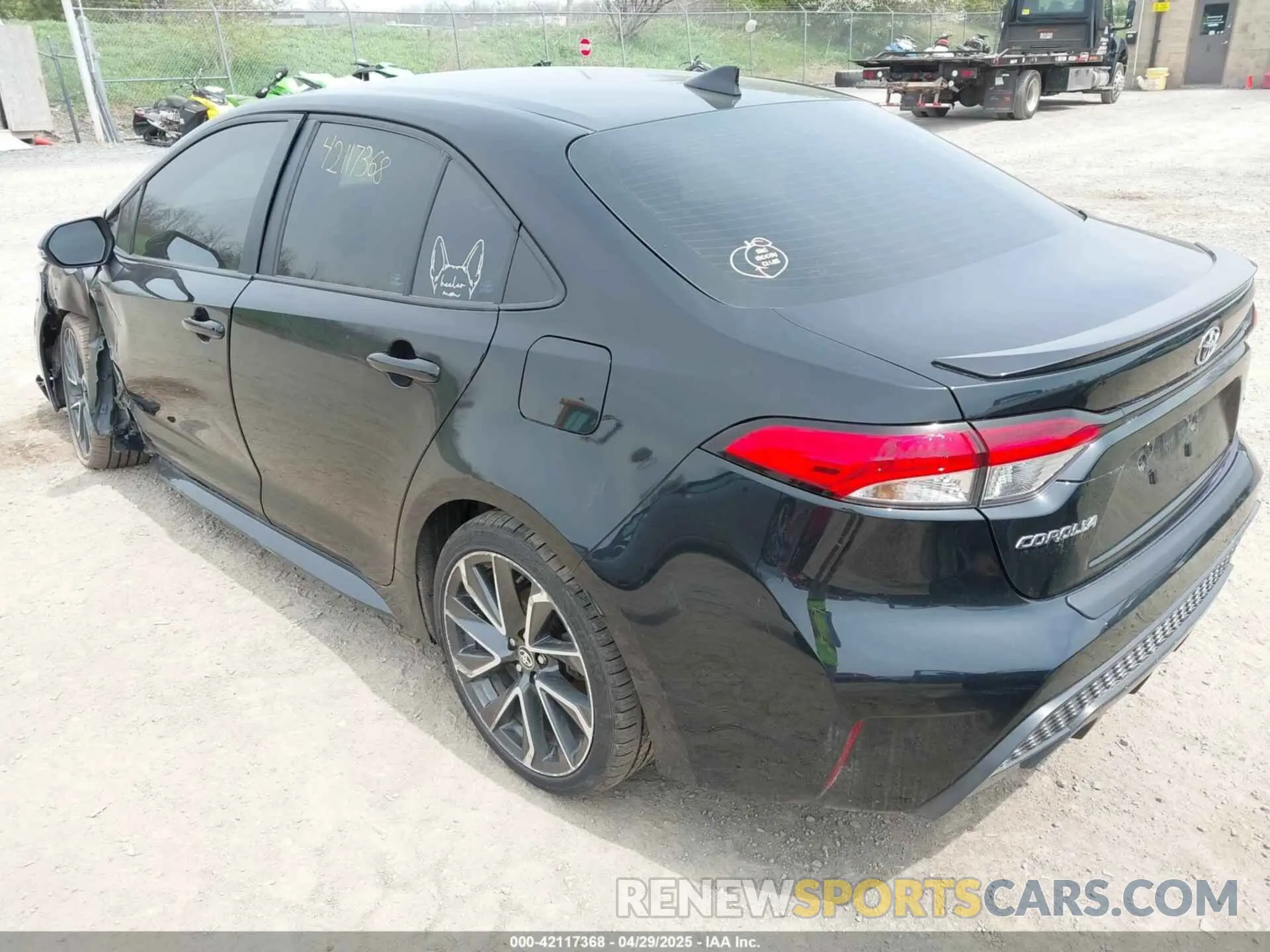3 fotografías del automóvil dañado 5YFS4MCE1NP127316 TOYOTA COROLLA 2022
