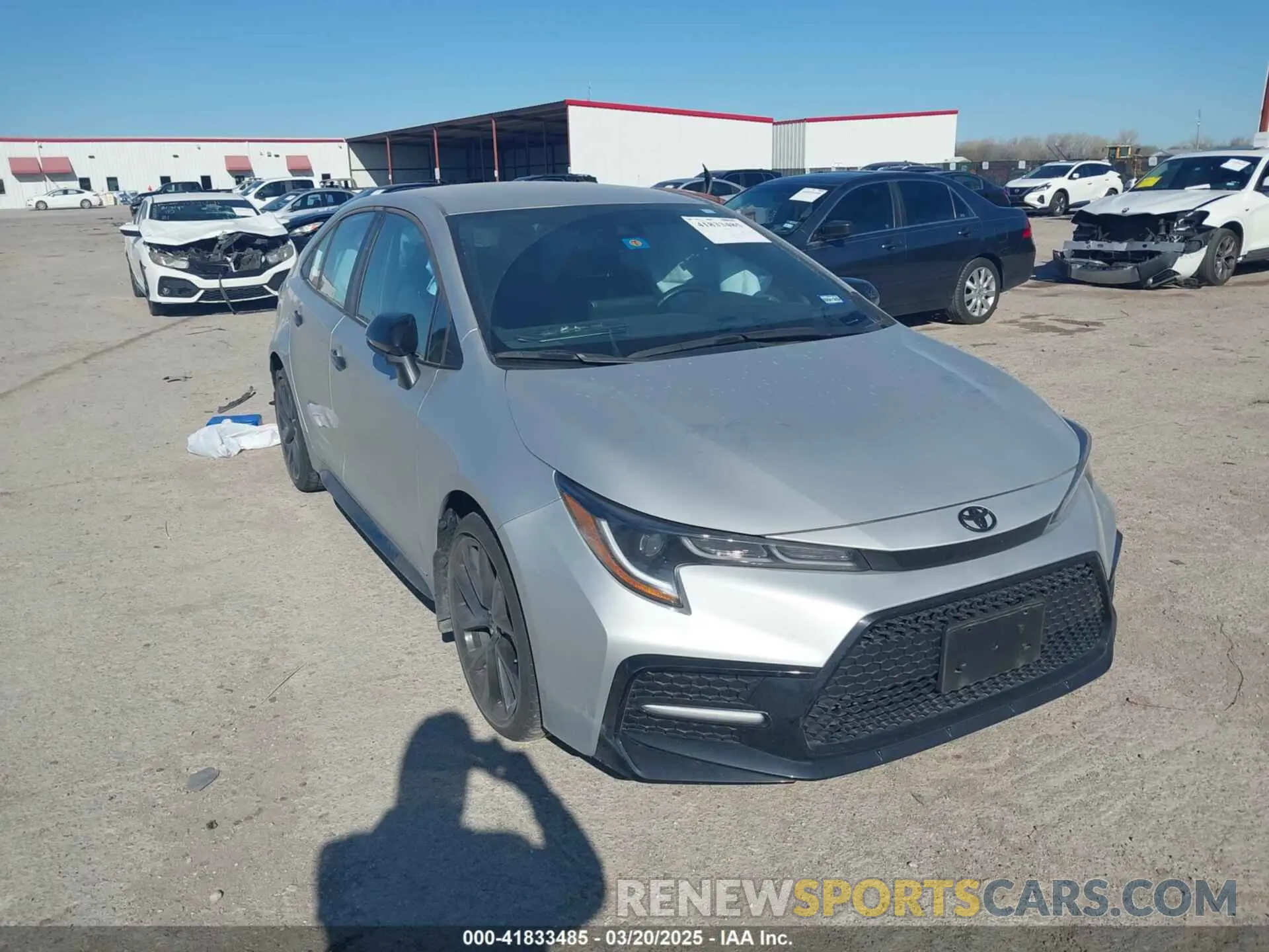 1 fotografías del automóvil dañado 5YFS4MCE1NP131432 TOYOTA COROLLA 2022