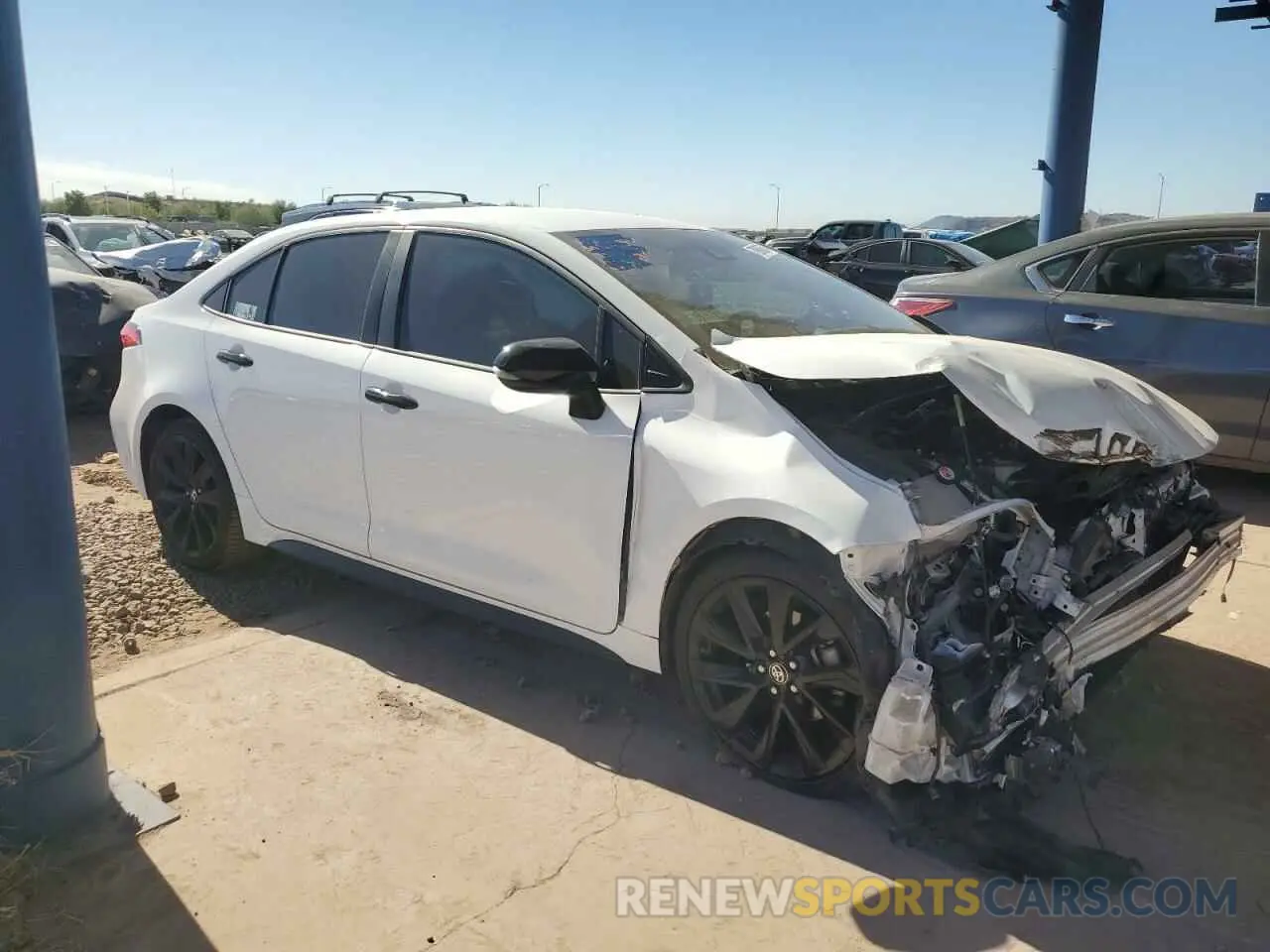 4 fotografías del automóvil dañado 5YFS4MCE2NP101789 TOYOTA COROLLA 2022