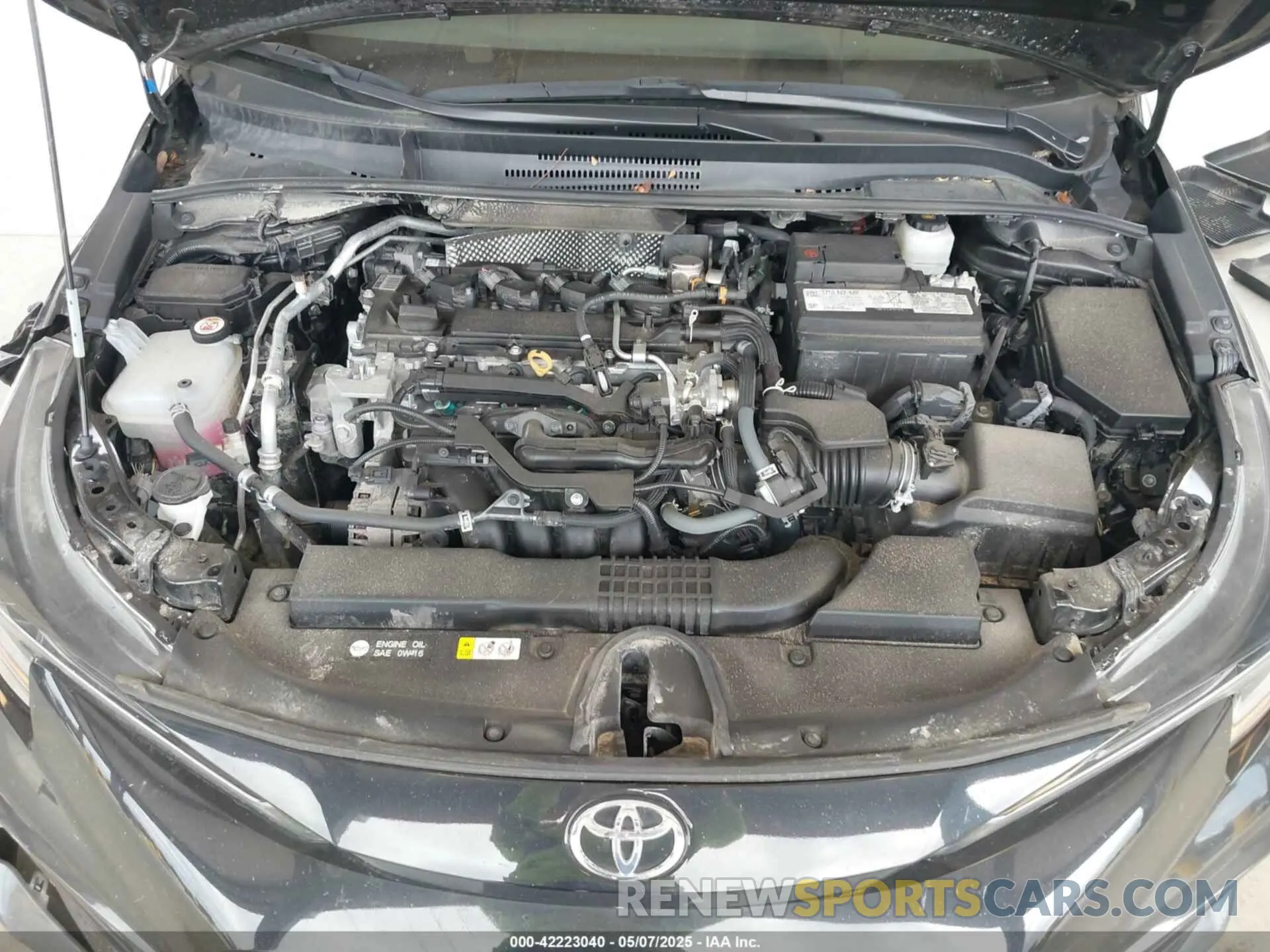 10 fotografías del automóvil dañado 5YFS4MCE2NP106717 TOYOTA COROLLA 2022