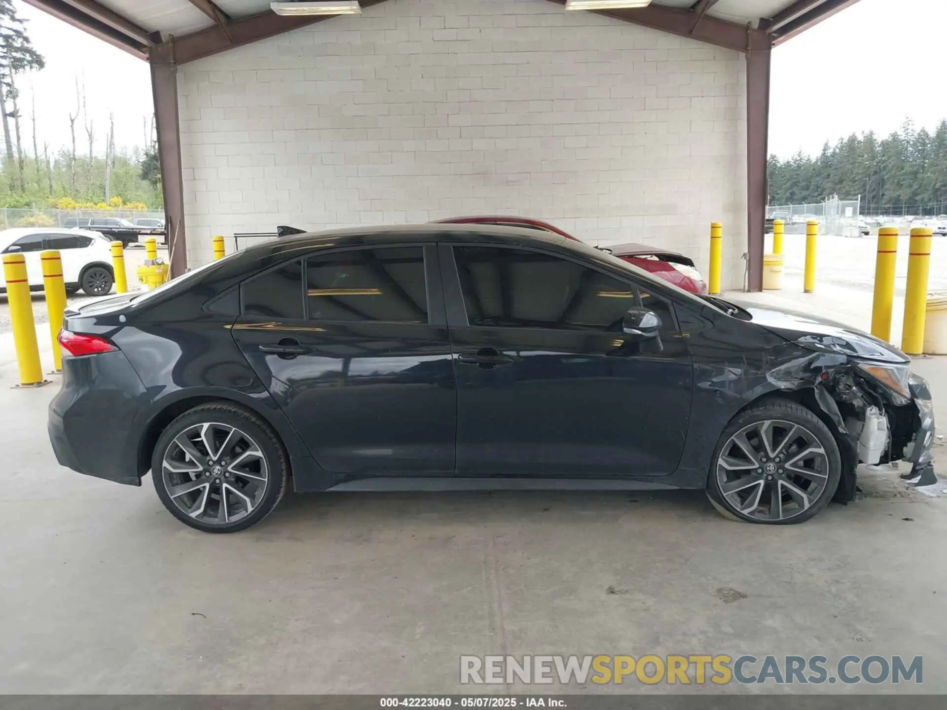 14 fotografías del automóvil dañado 5YFS4MCE2NP106717 TOYOTA COROLLA 2022