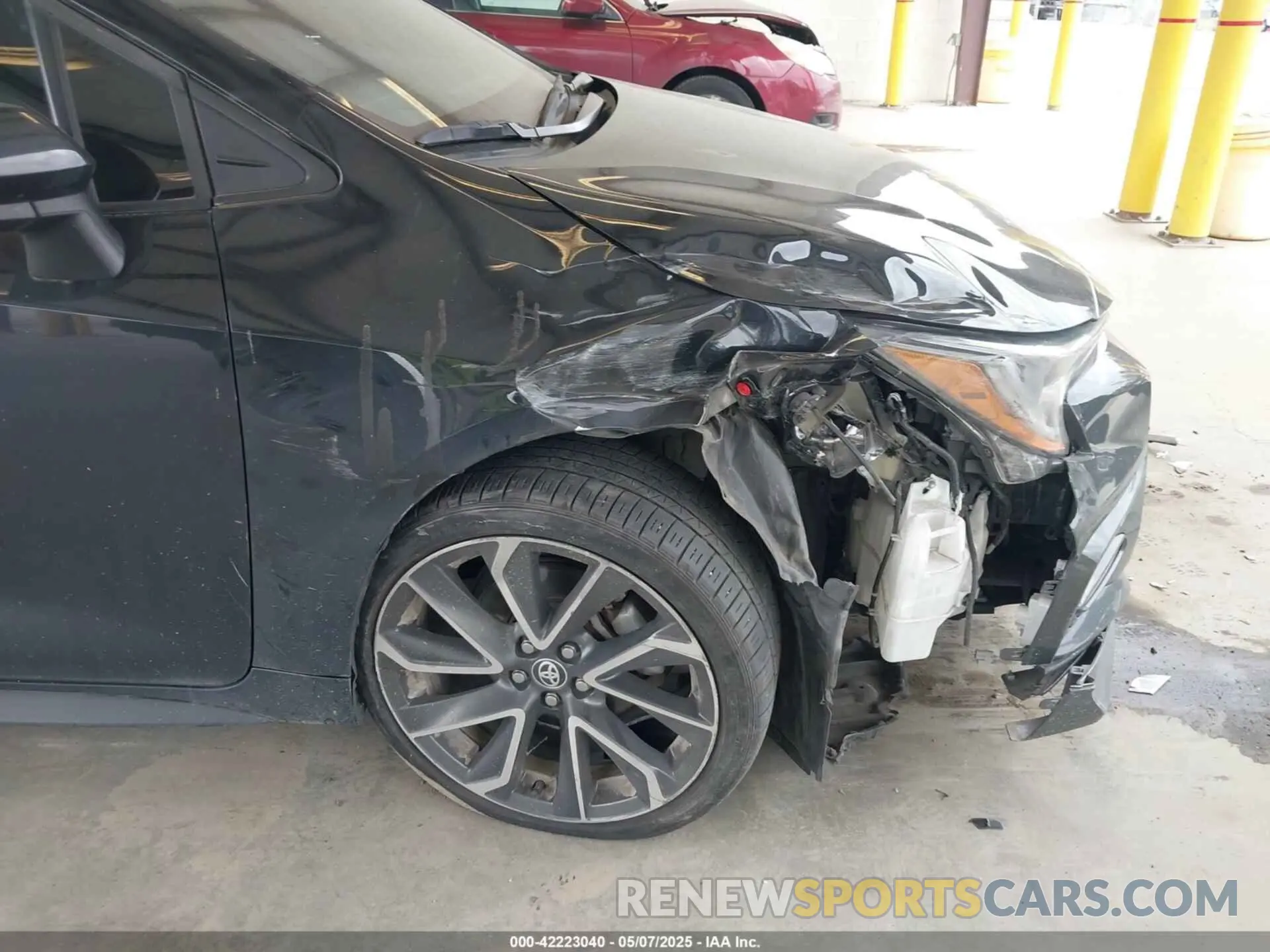 6 fotografías del automóvil dañado 5YFS4MCE2NP106717 TOYOTA COROLLA 2022