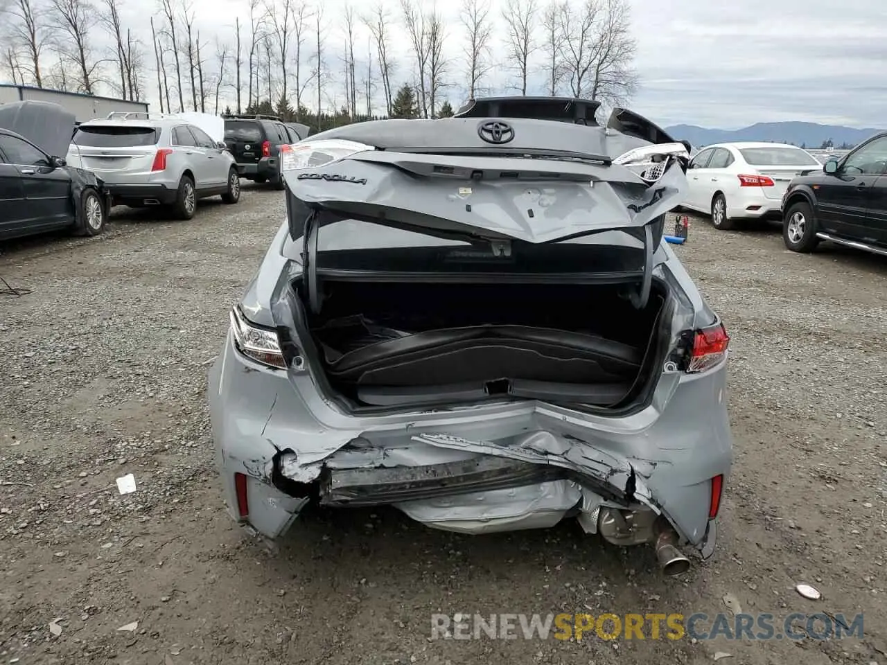 6 fotografías del automóvil dañado 5YFS4MCE2NP109679 TOYOTA COROLLA 2022