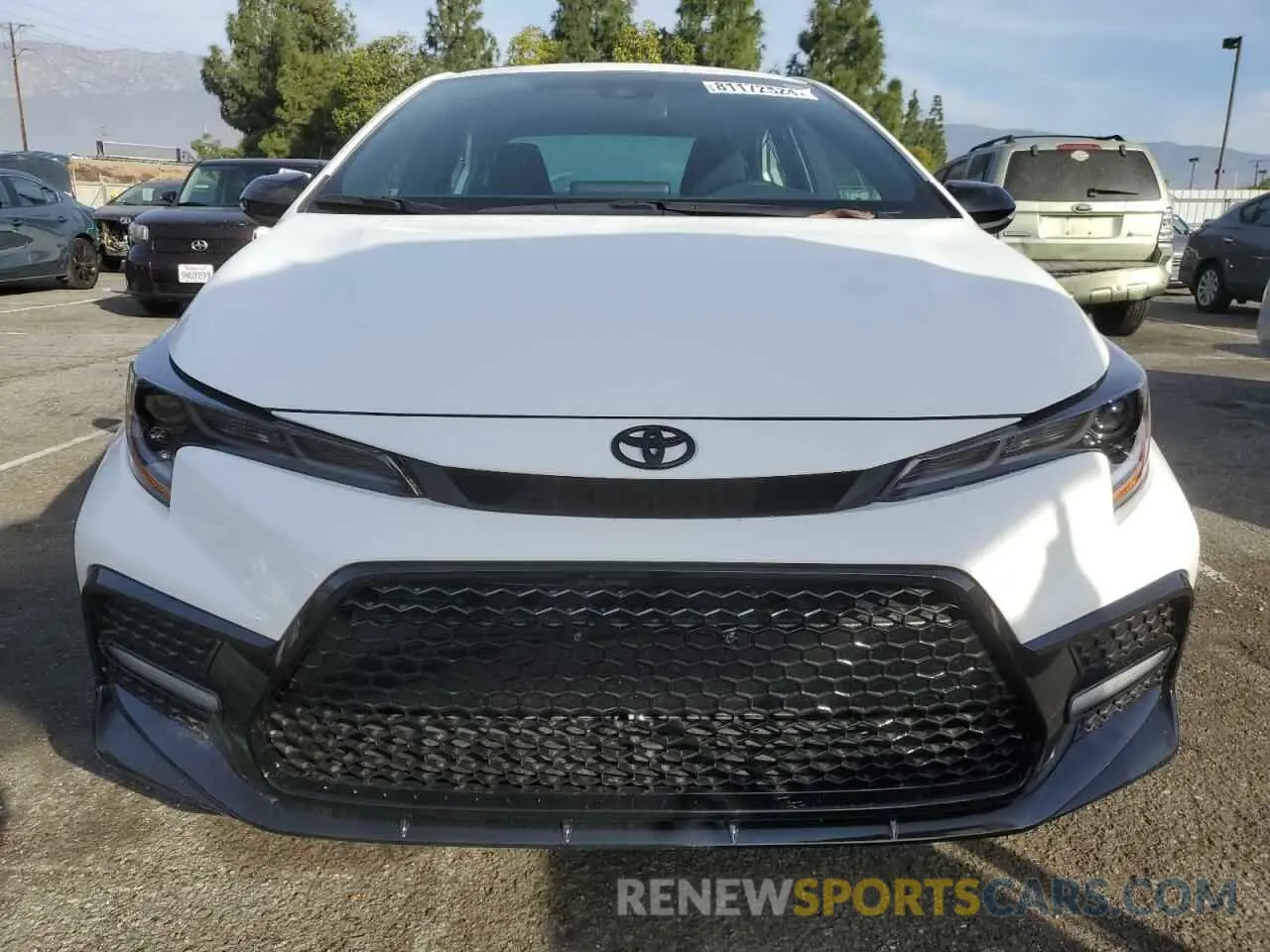 5 fotografías del automóvil dañado 5YFS4MCE2NP114381 TOYOTA COROLLA 2022