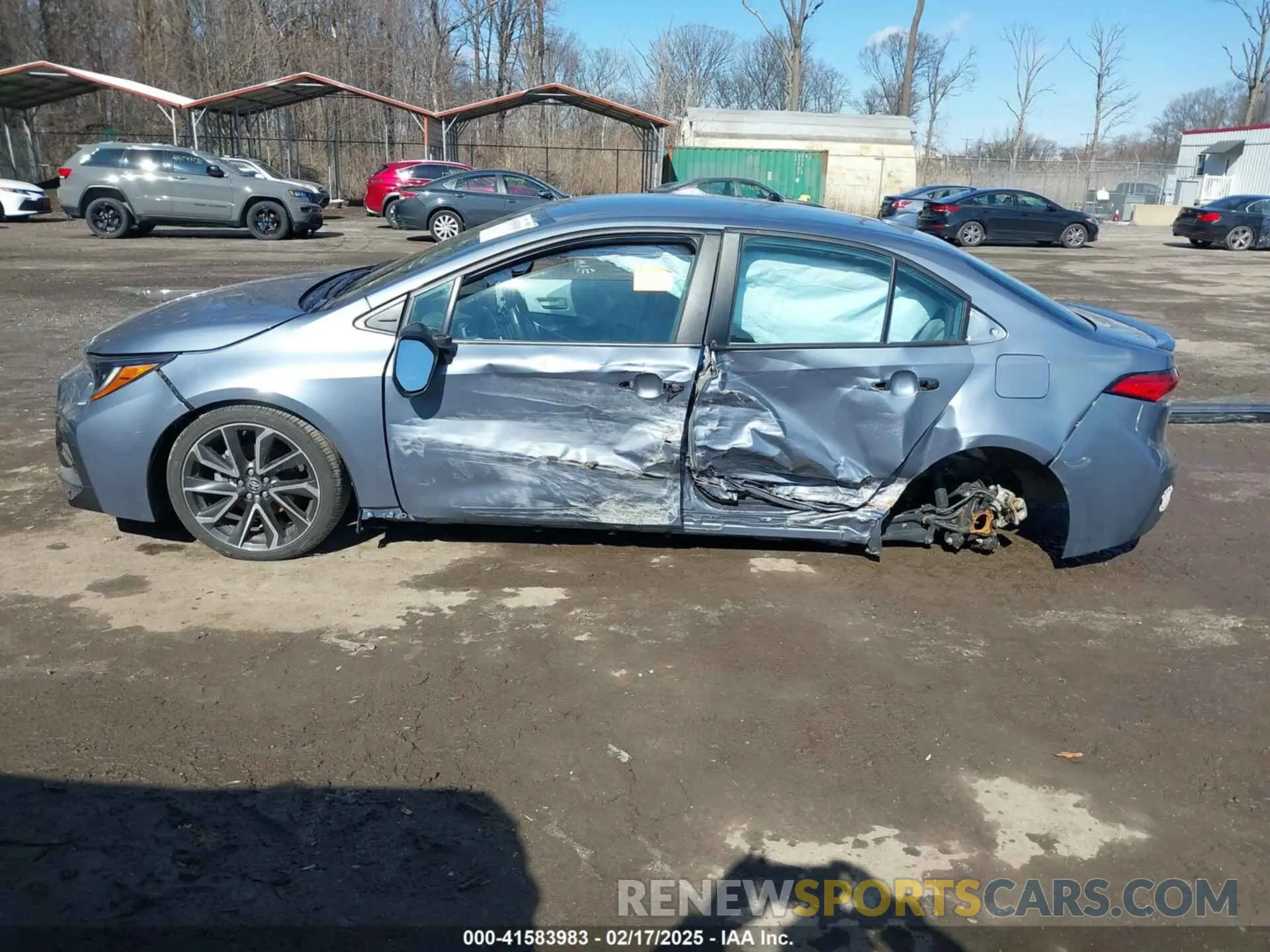 14 fotografías del automóvil dañado 5YFS4MCE2NP133089 TOYOTA COROLLA 2022