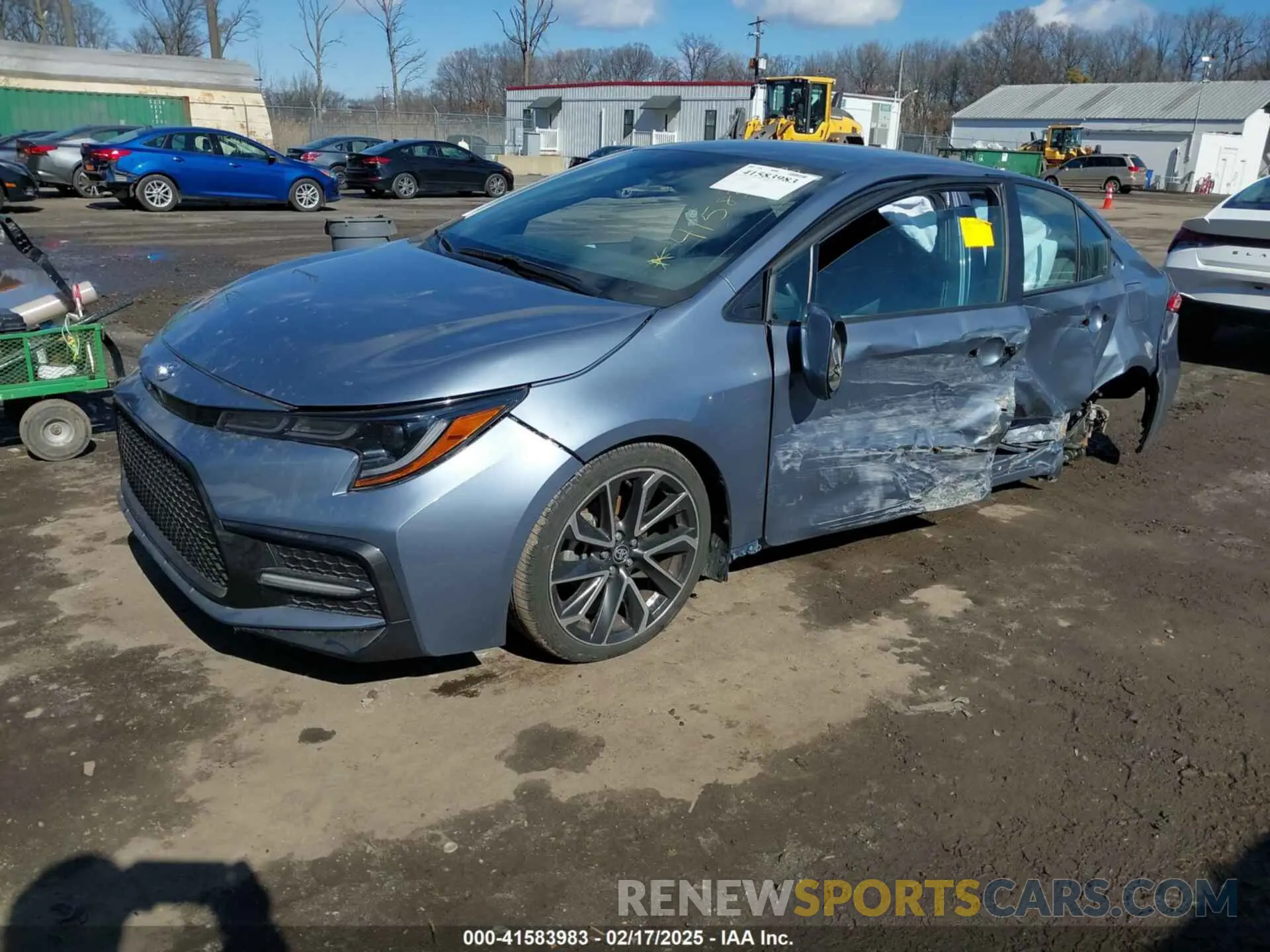 2 fotografías del automóvil dañado 5YFS4MCE2NP133089 TOYOTA COROLLA 2022
