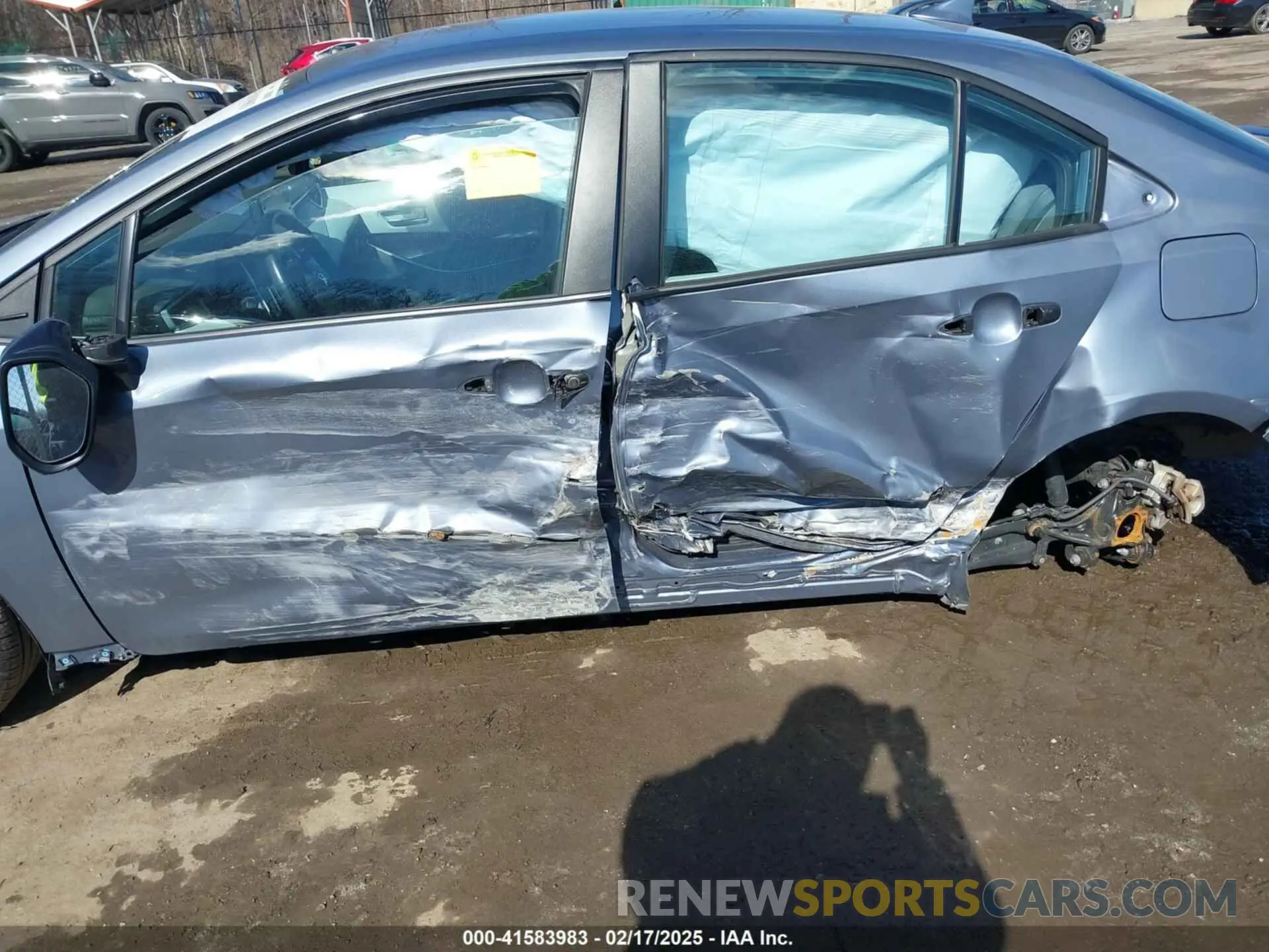 6 fotografías del automóvil dañado 5YFS4MCE2NP133089 TOYOTA COROLLA 2022