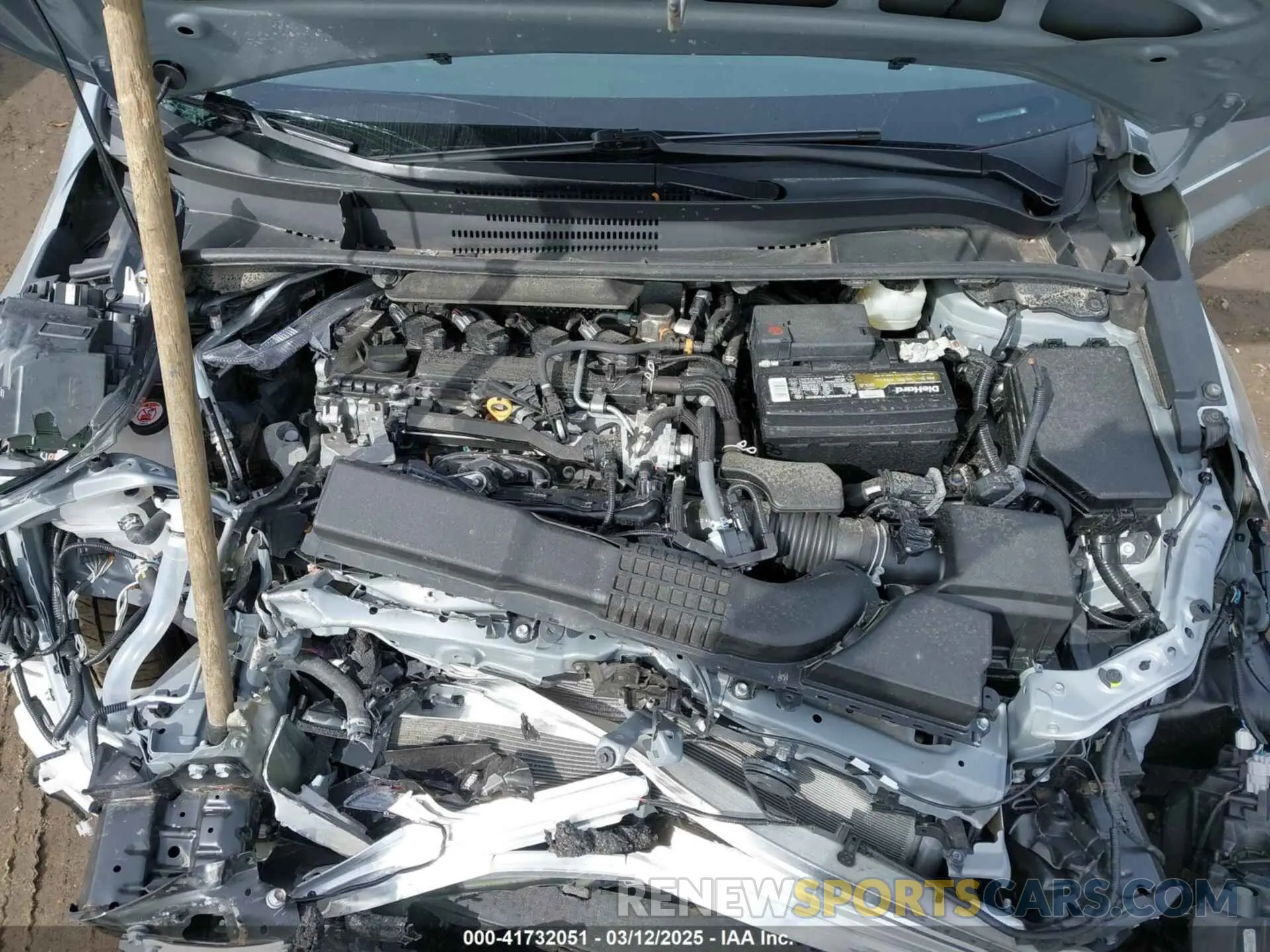 10 fotografías del automóvil dañado 5YFS4MCE3NP112817 TOYOTA COROLLA 2022