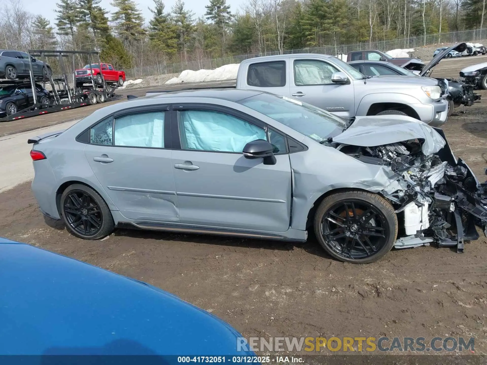 13 fotografías del automóvil dañado 5YFS4MCE3NP112817 TOYOTA COROLLA 2022