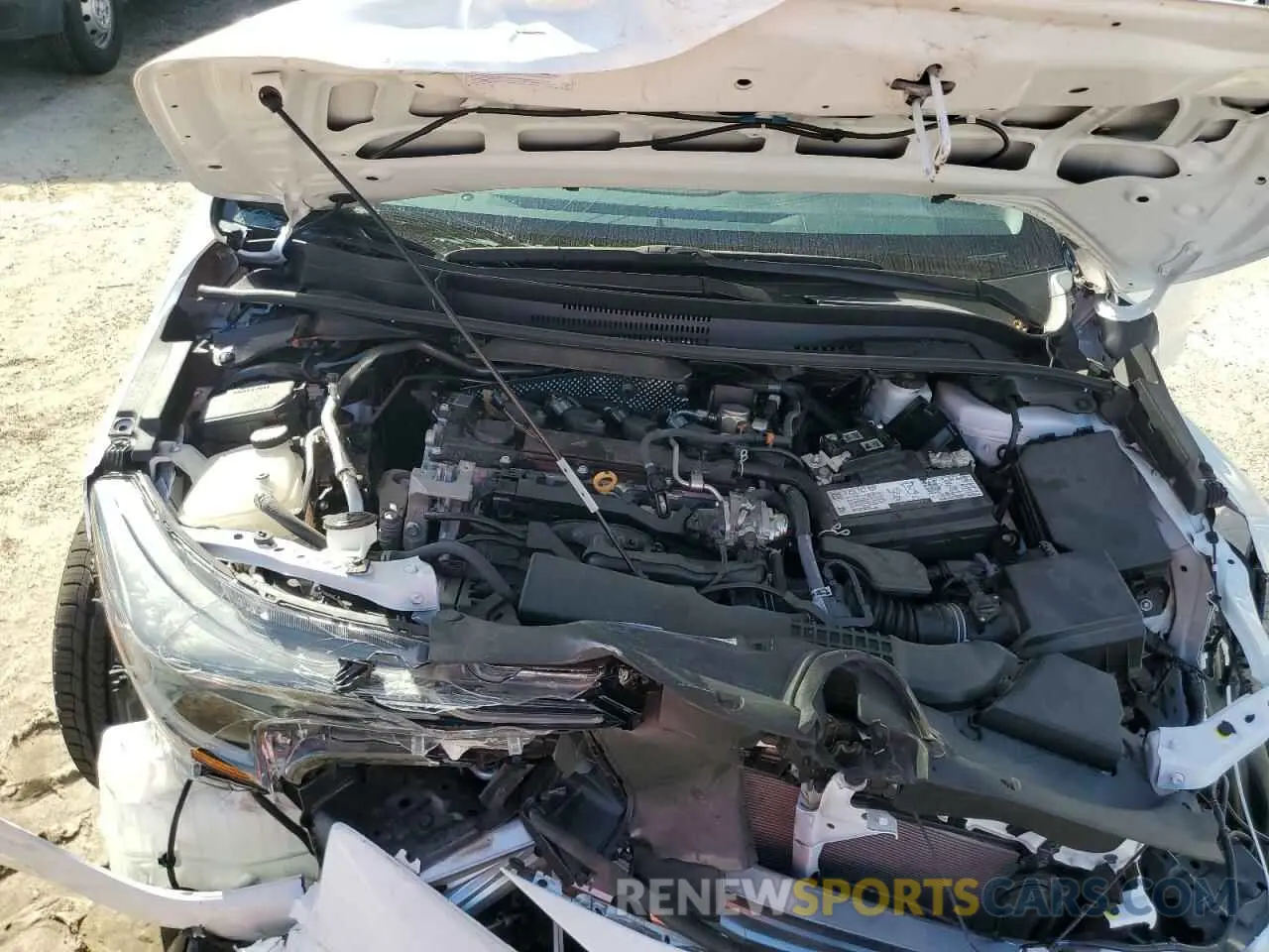 11 fotografías del automóvil dañado 5YFS4MCE3NP114695 TOYOTA COROLLA 2022