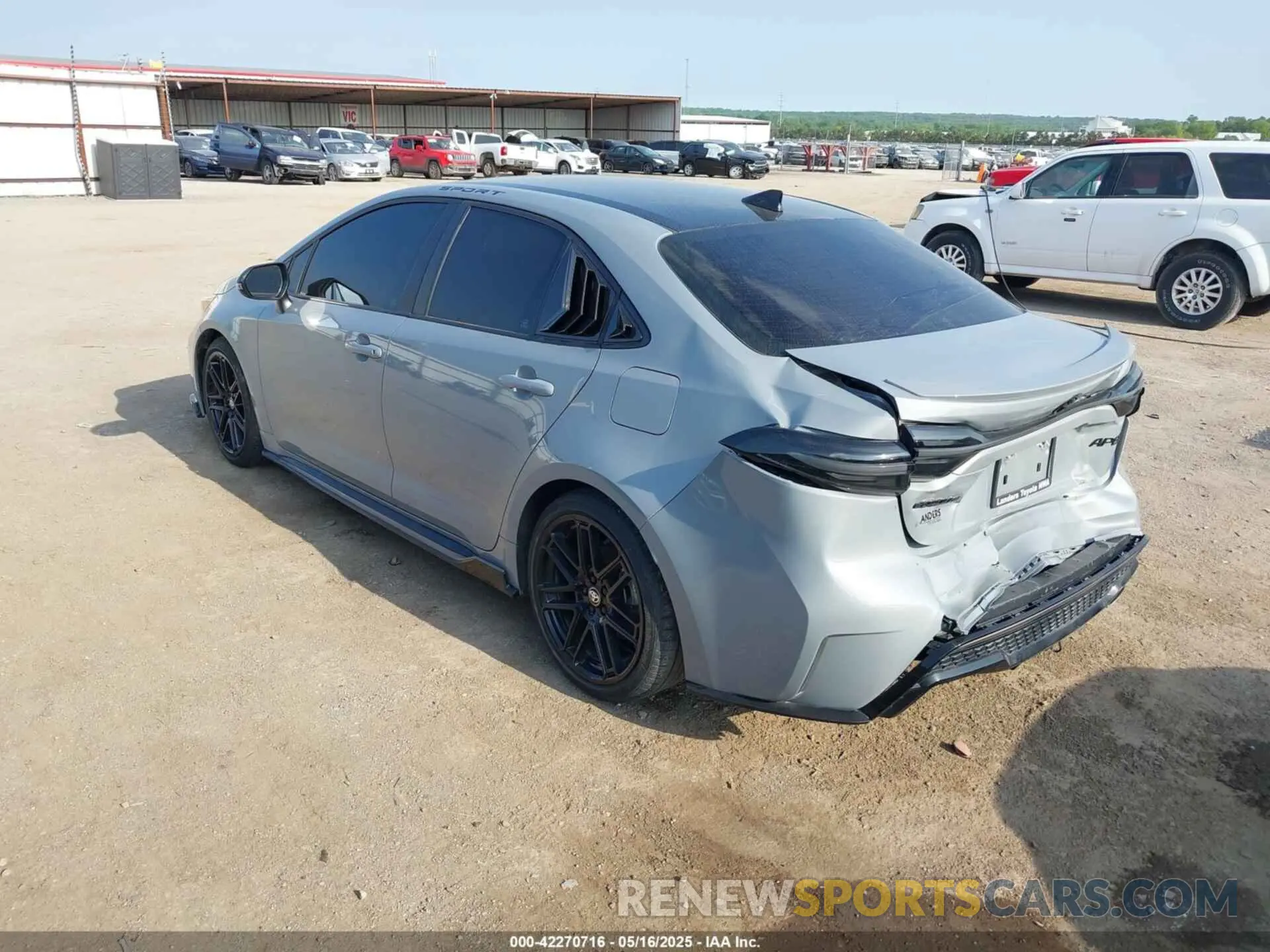 3 fotografías del automóvil dañado 5YFS4MCE3NP129987 TOYOTA COROLLA 2022