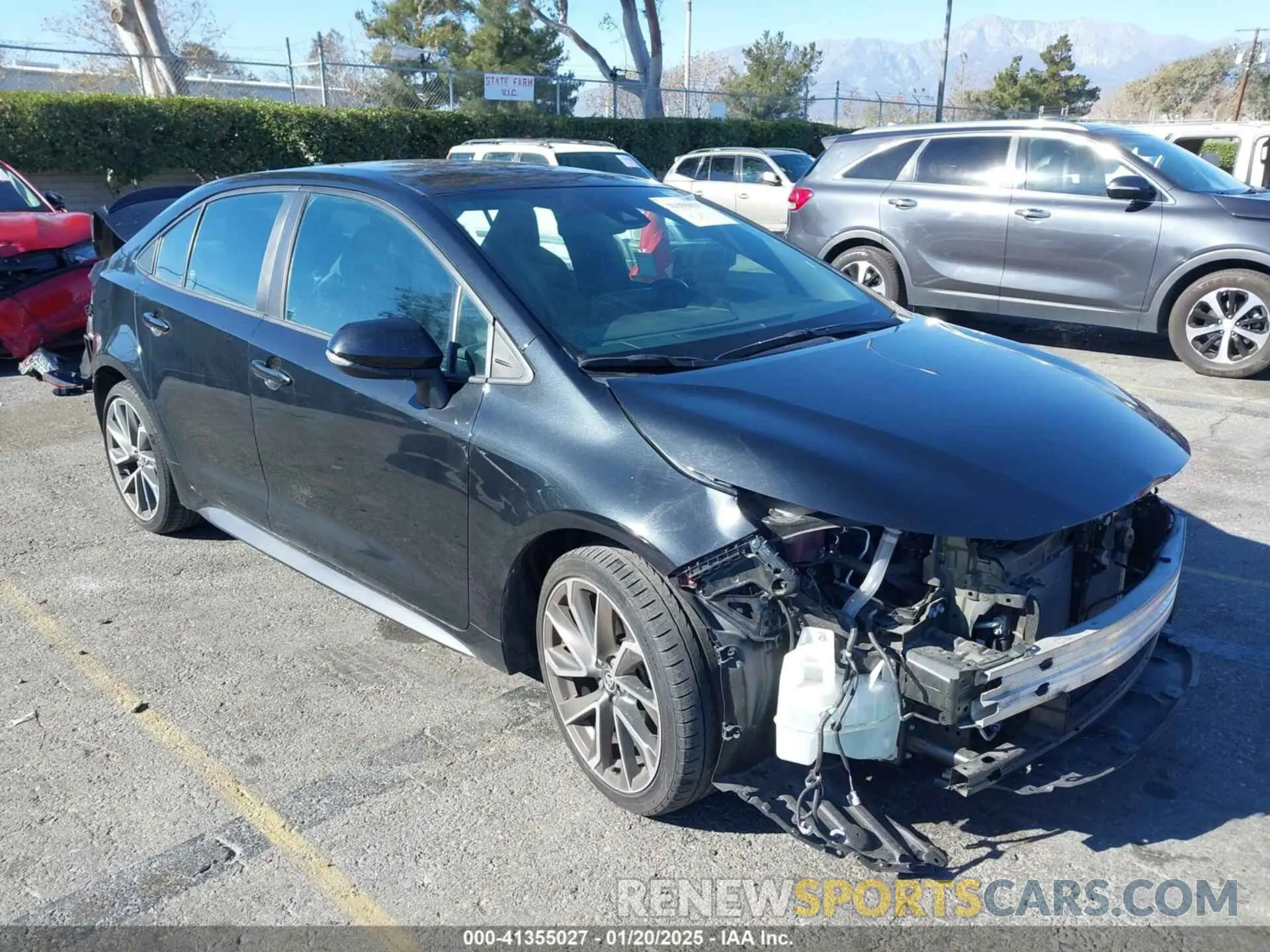 1 fotografías del automóvil dañado 5YFS4MCE4NP111790 TOYOTA COROLLA 2022