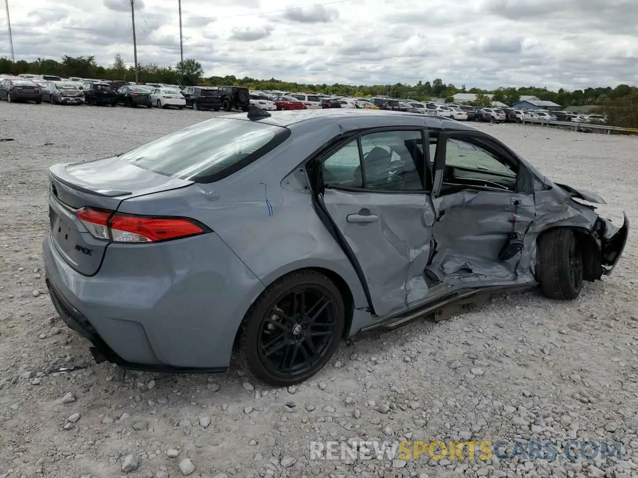 3 fotografías del automóvil dañado 5YFS4MCE4NP116455 TOYOTA COROLLA 2022