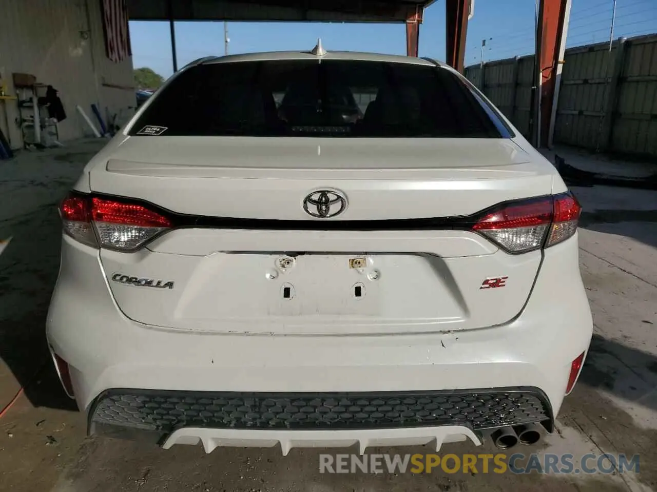 6 fotografías del automóvil dañado 5YFS4MCE4NP131313 TOYOTA COROLLA 2022