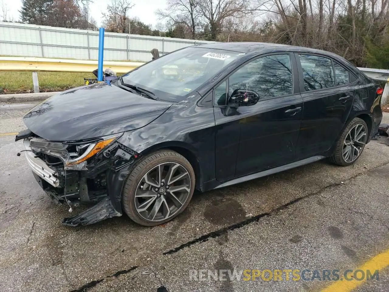 1 fotografías del automóvil dañado 5YFS4MCE4NP136303 TOYOTA COROLLA 2022