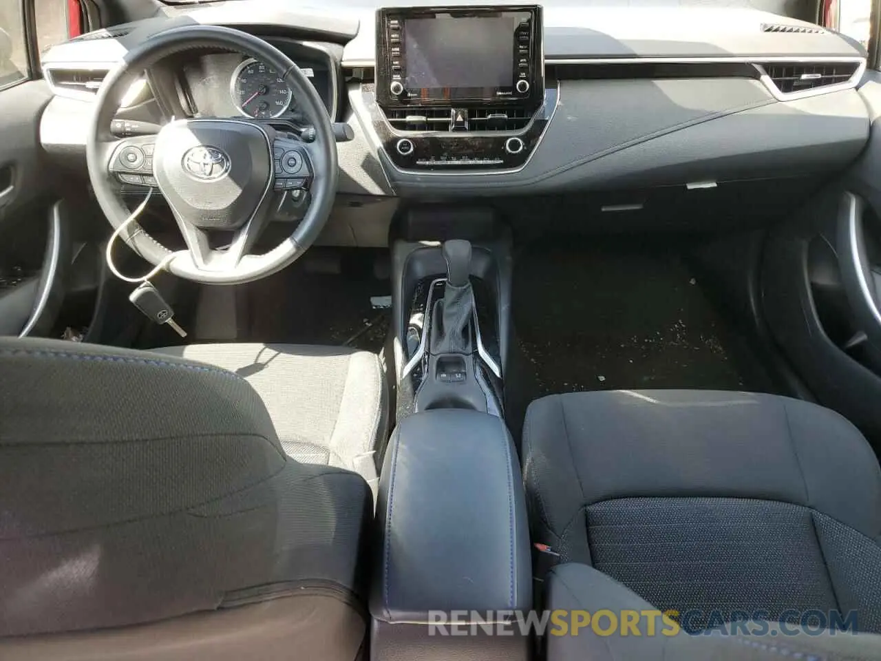 8 fotografías del automóvil dañado 5YFS4MCE4NP138455 TOYOTA COROLLA 2022