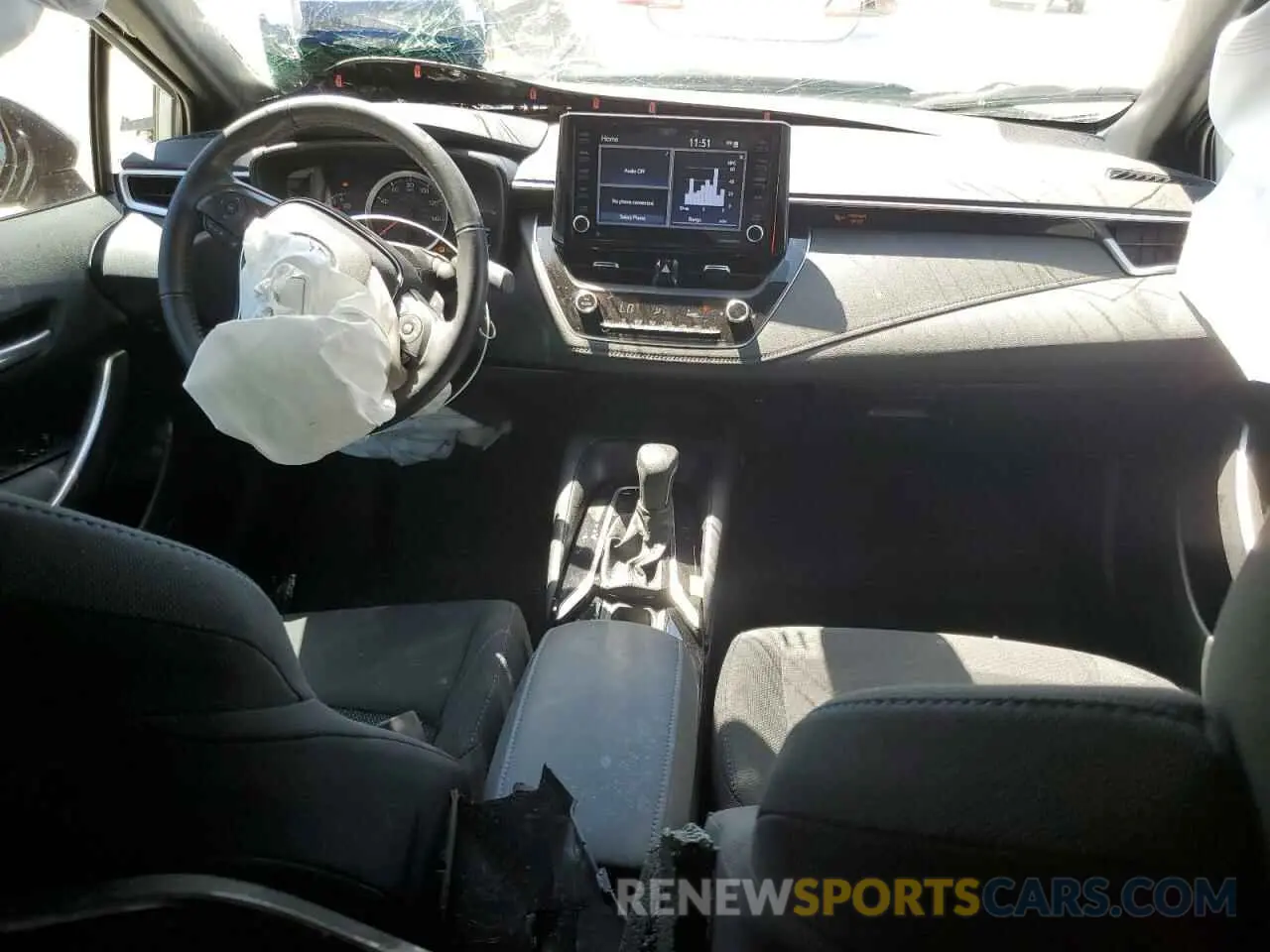 8 fotografías del automóvil dañado 5YFS4MCE6NP103318 TOYOTA COROLLA 2022