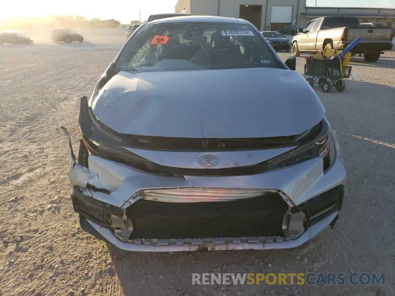 5 fotografías del automóvil dañado 5YFS4MCE6NP104095 TOYOTA COROLLA 2022