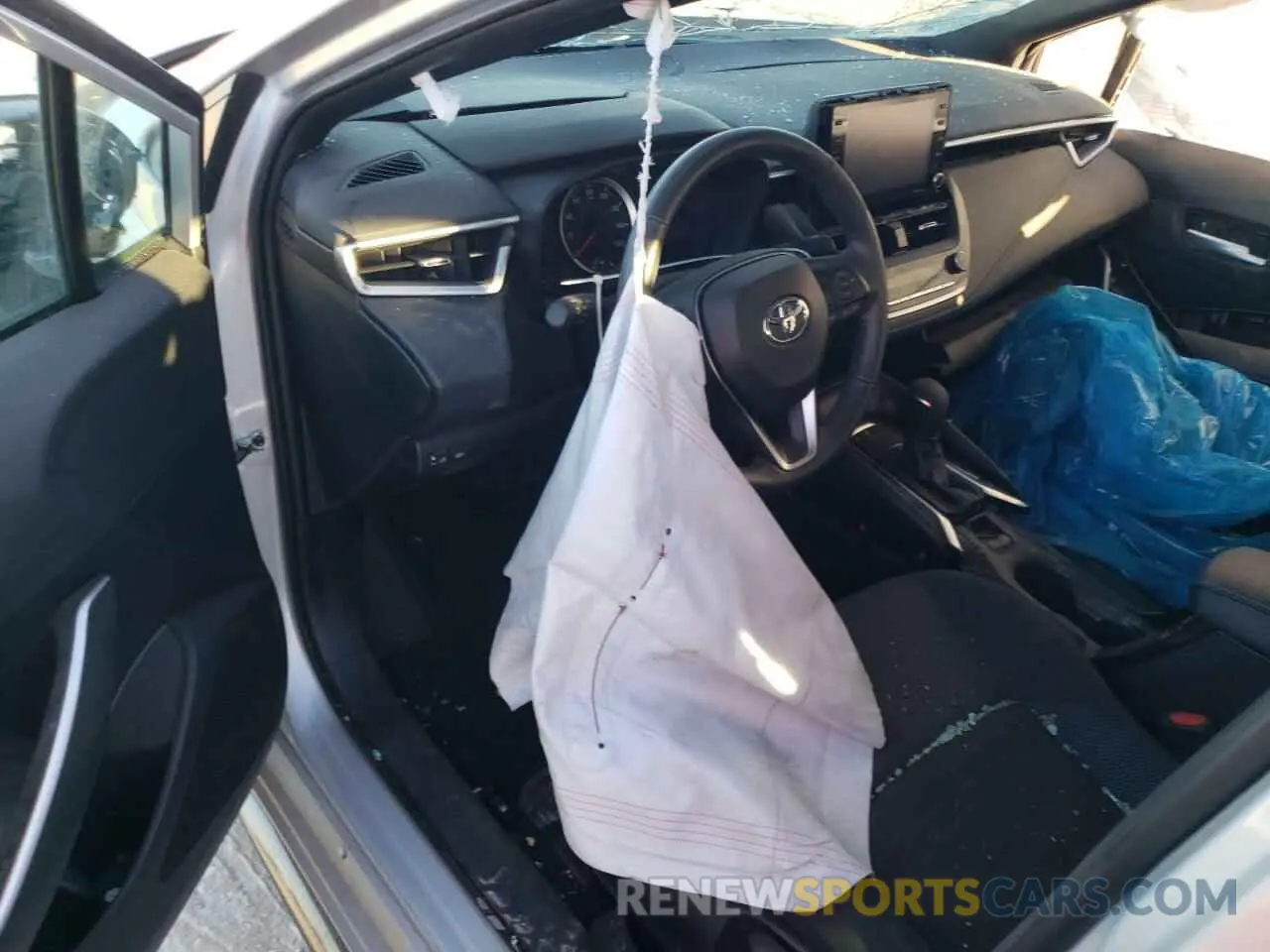 8 fotografías del automóvil dañado 5YFS4MCE6NP104095 TOYOTA COROLLA 2022