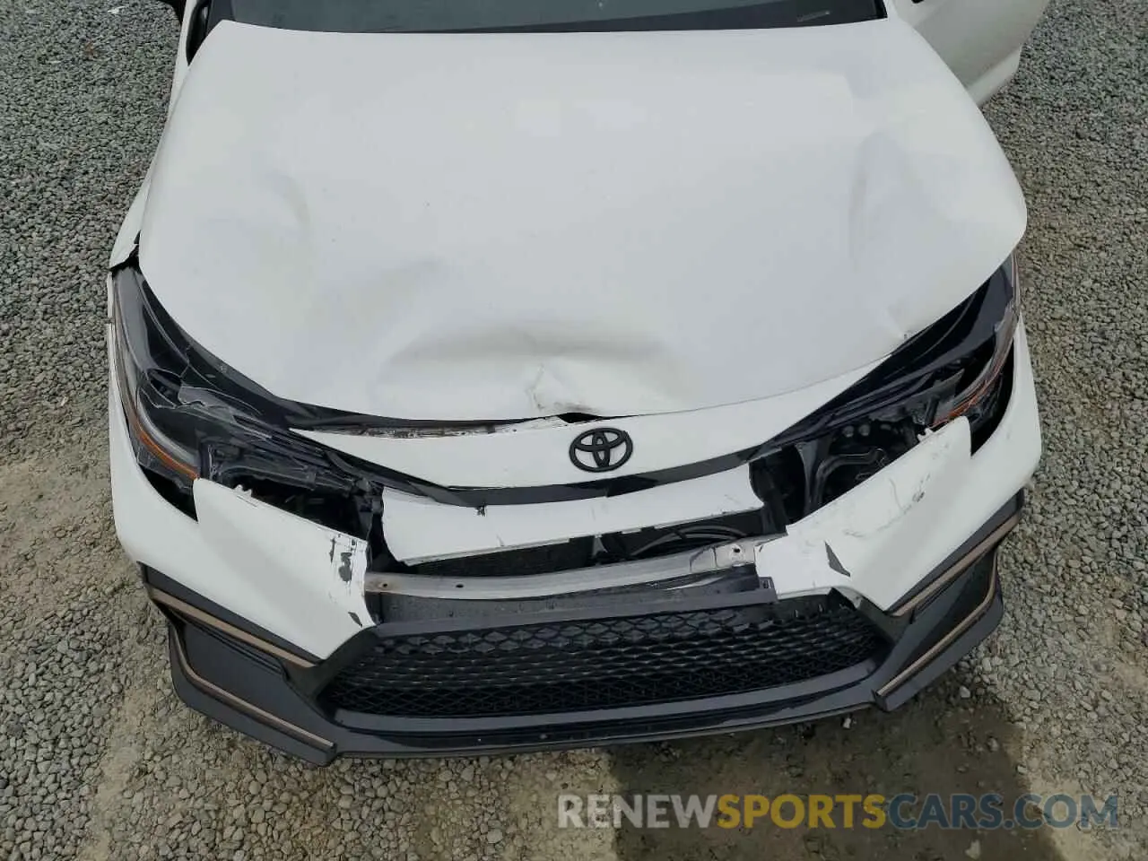 11 fotografías del automóvil dañado 5YFS4MCE6NP114304 TOYOTA COROLLA 2022