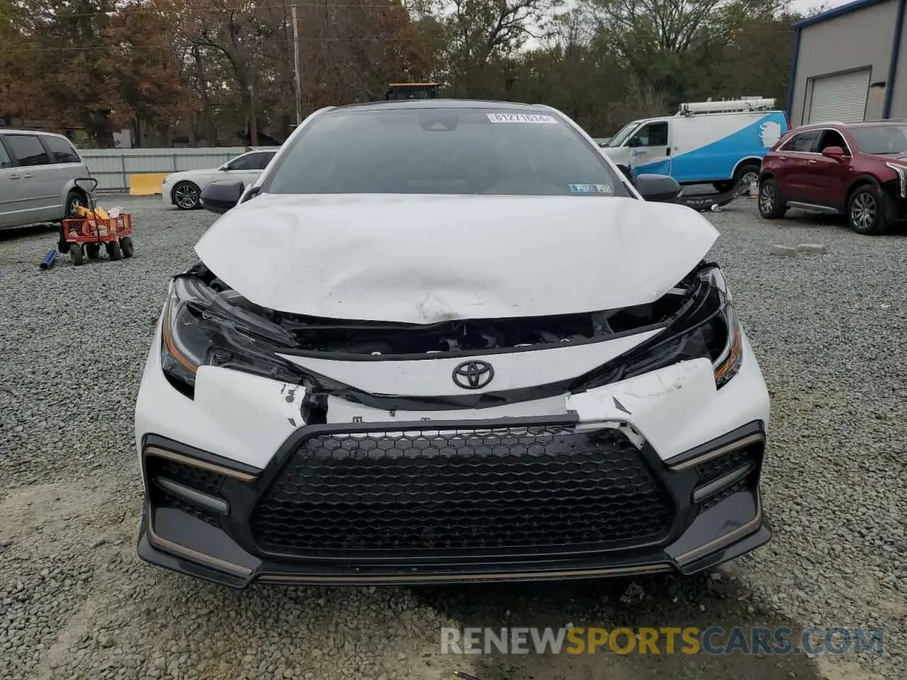 5 fotografías del automóvil dañado 5YFS4MCE6NP114304 TOYOTA COROLLA 2022
