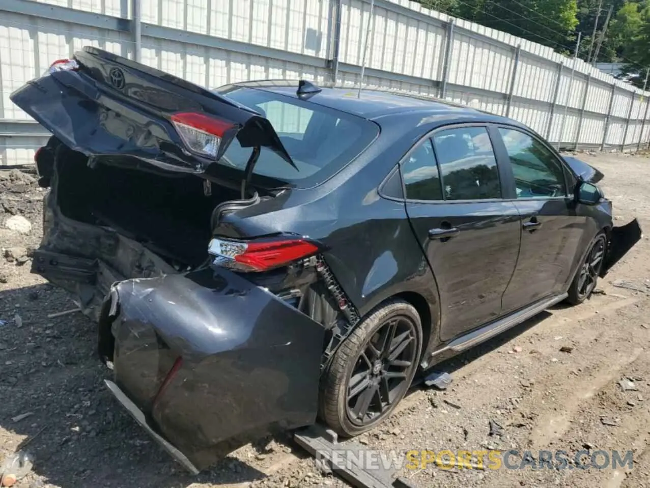 3 fotografías del automóvil dañado 5YFS4MCE6NP118756 TOYOTA COROLLA 2022
