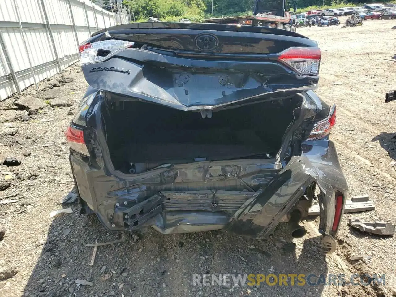 6 fotografías del automóvil dañado 5YFS4MCE6NP118756 TOYOTA COROLLA 2022