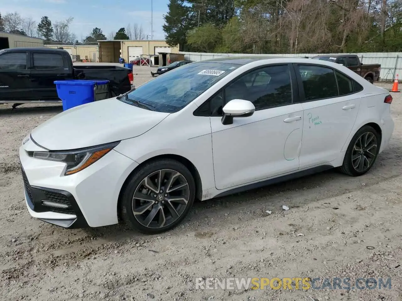 1 fotografías del automóvil dañado 5YFS4MCE6NP121219 TOYOTA COROLLA 2022