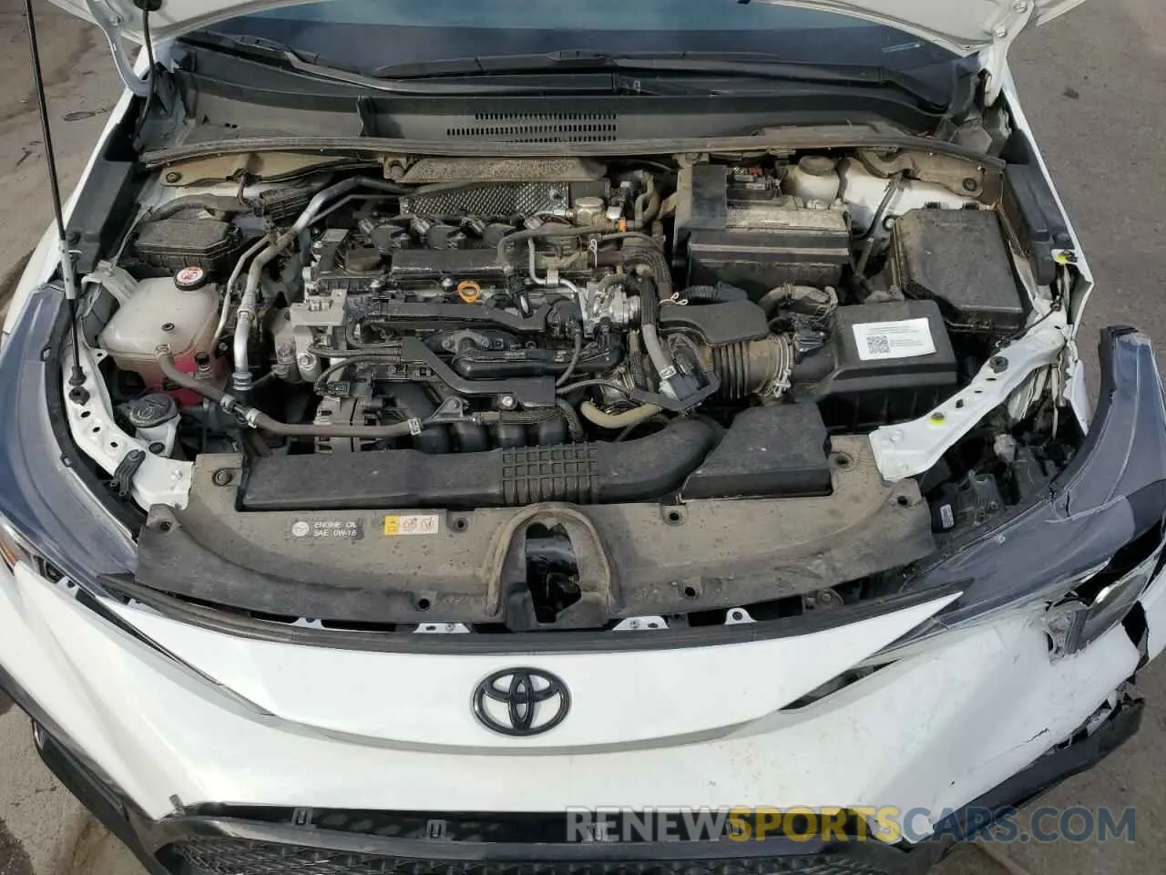 11 fotografías del automóvil dañado 5YFS4MCE6NP125478 TOYOTA COROLLA 2022