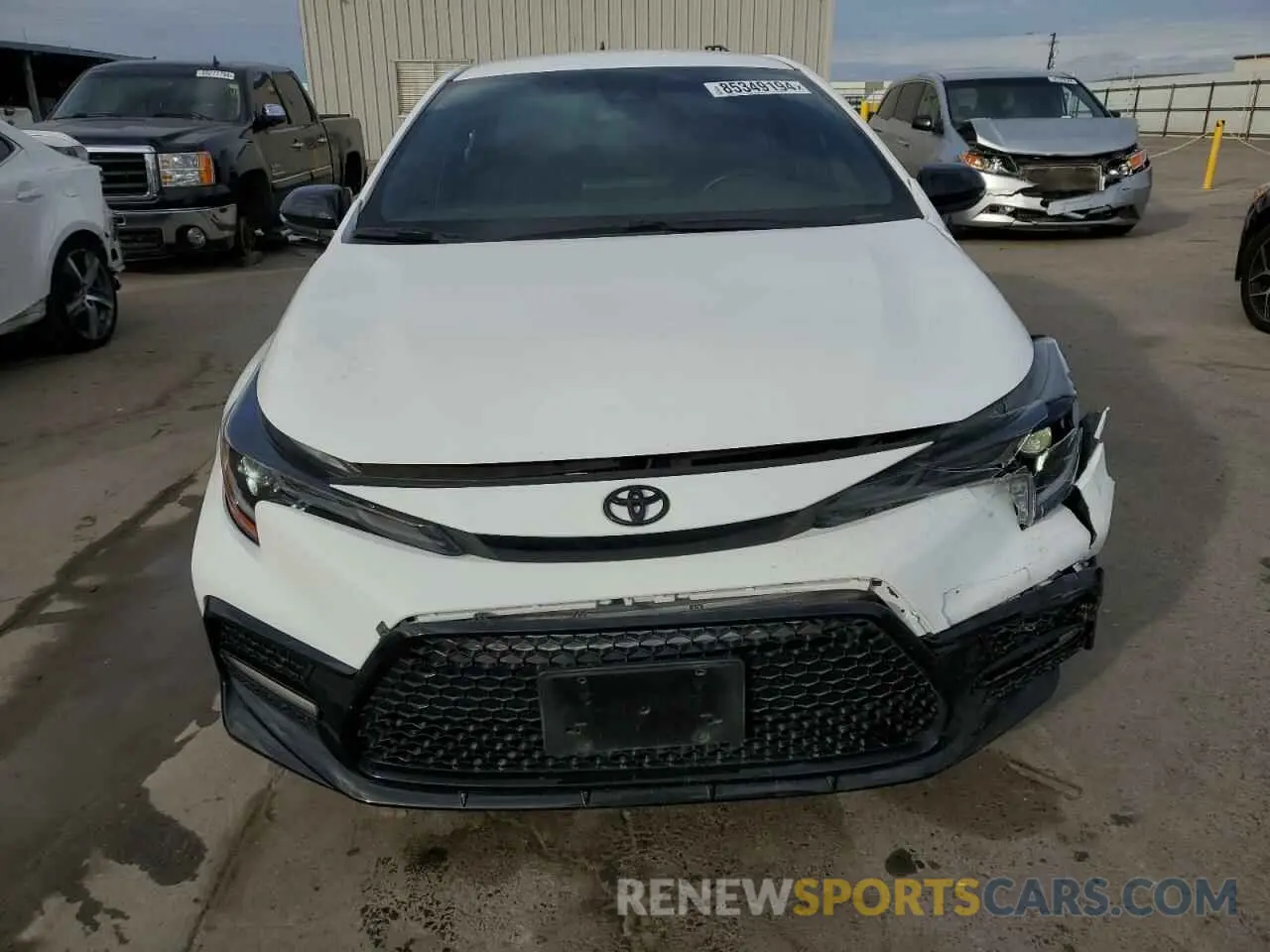 5 fotografías del automóvil dañado 5YFS4MCE6NP125478 TOYOTA COROLLA 2022