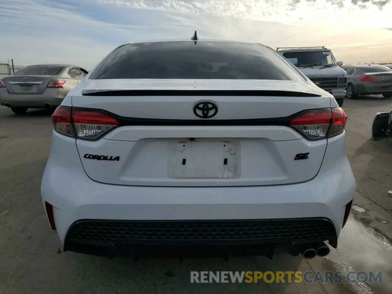6 fotografías del automóvil dañado 5YFS4MCE6NP125478 TOYOTA COROLLA 2022