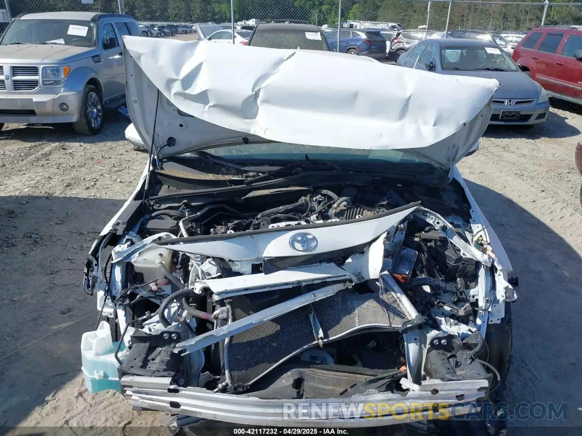 6 fotografías del automóvil dañado 5YFS4MCE6NP127232 TOYOTA COROLLA 2022