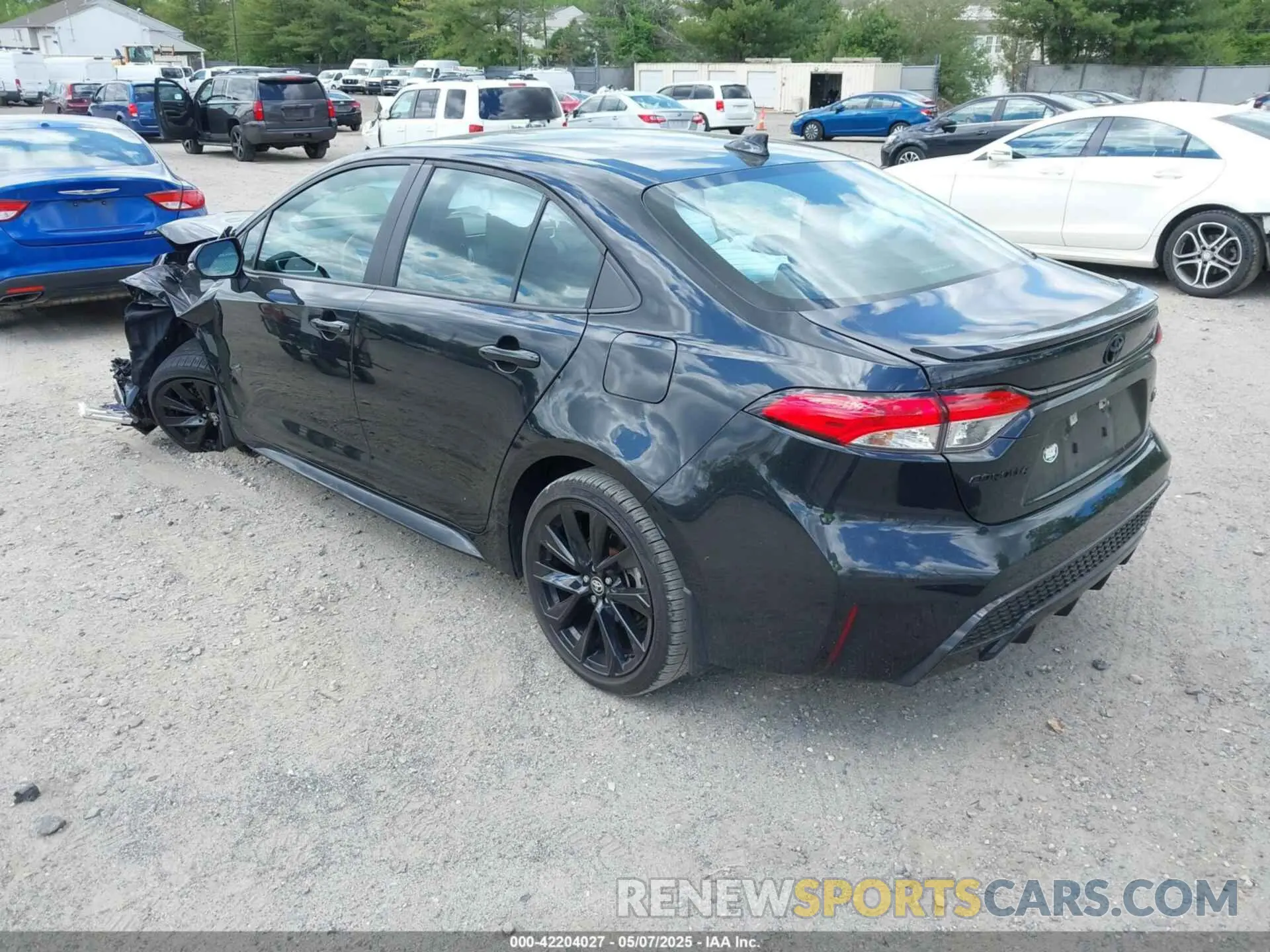 3 fotografías del automóvil dañado 5YFS4MCE6NP127683 TOYOTA COROLLA 2022