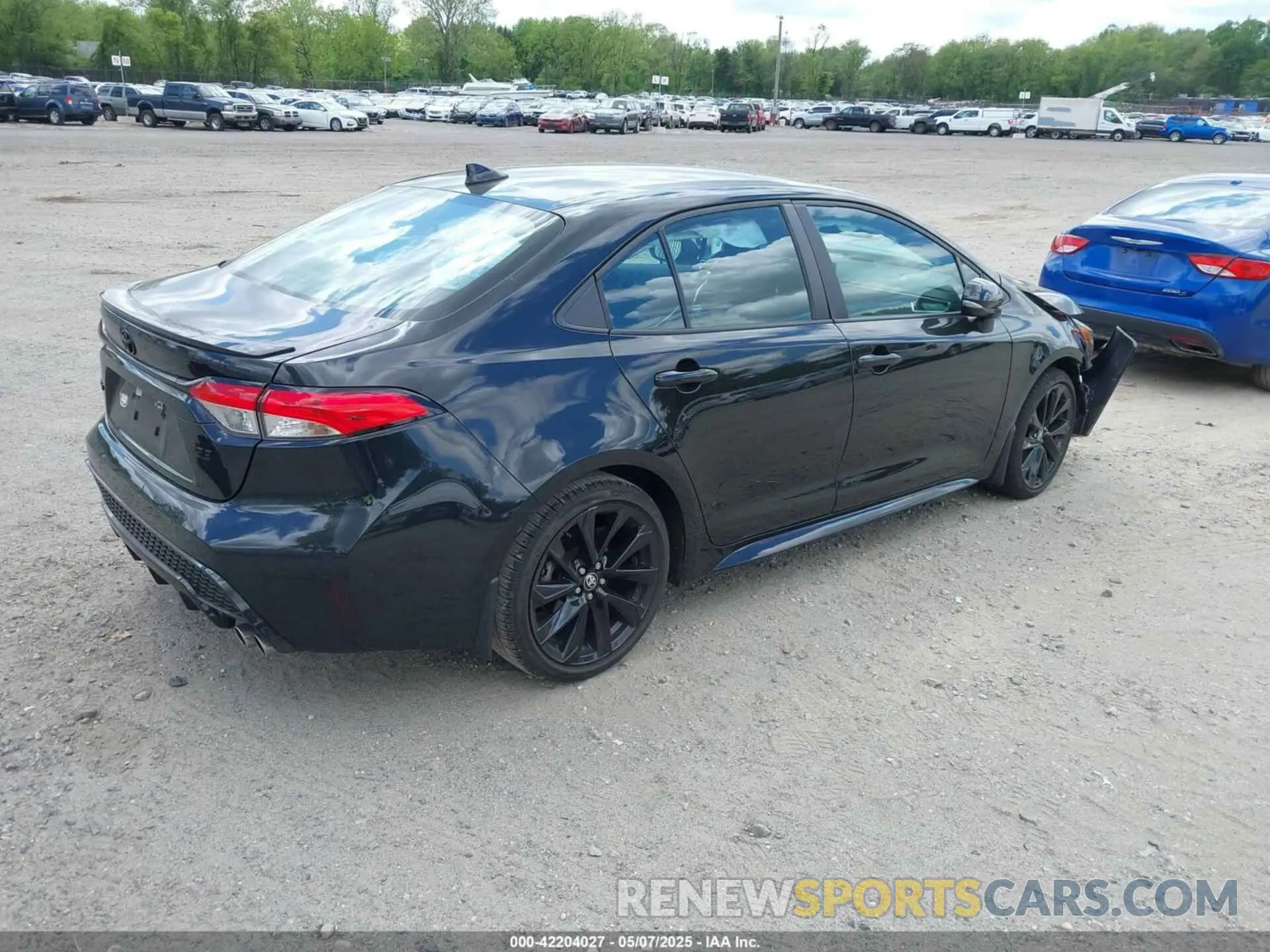 4 fotografías del automóvil dañado 5YFS4MCE6NP127683 TOYOTA COROLLA 2022