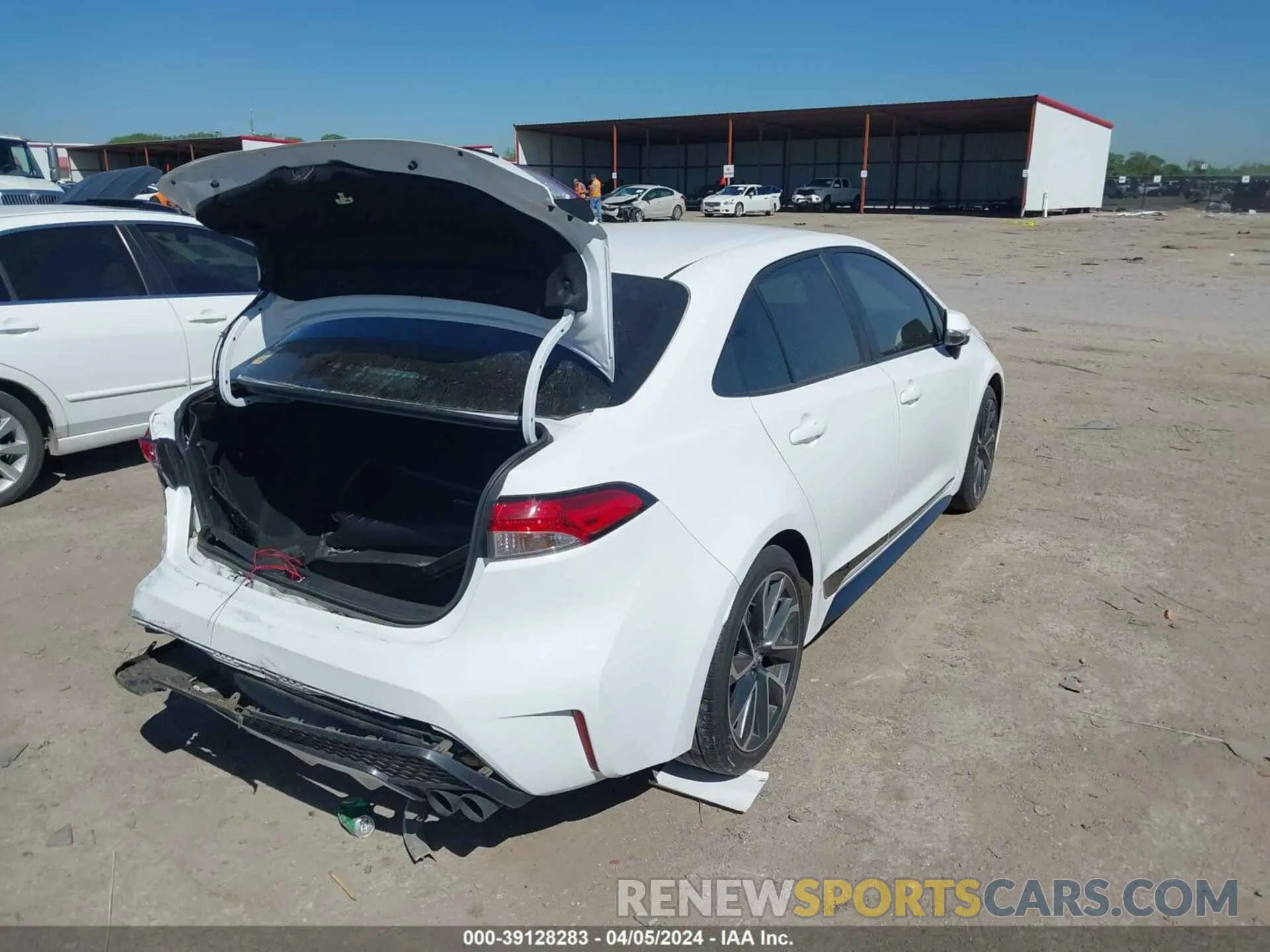 4 fotografías del automóvil dañado 5YFS4MCE6NP132060 TOYOTA COROLLA 2022