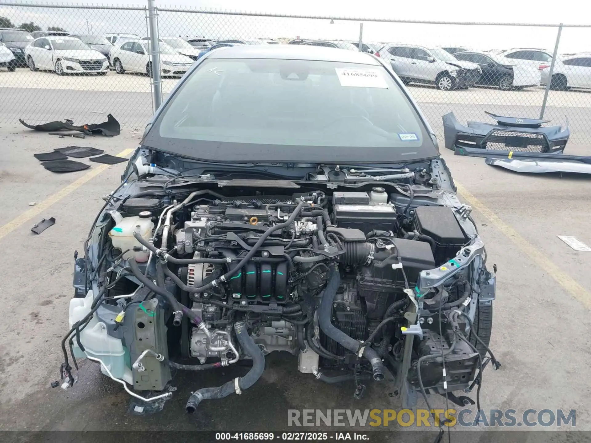 6 fotografías del automóvil dañado 5YFS4MCE6NP132723 TOYOTA COROLLA 2022