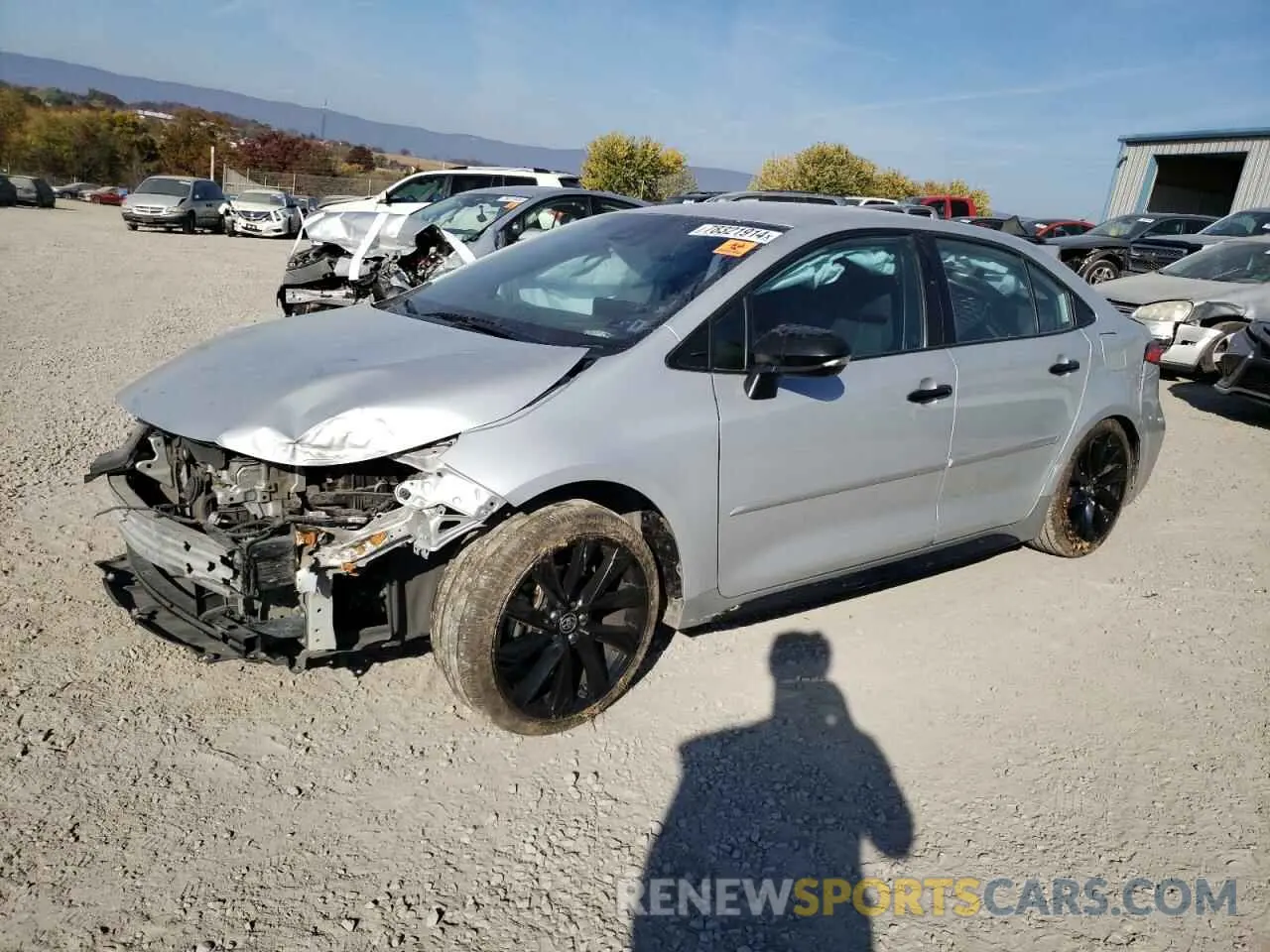 1 fotografías del automóvil dañado 5YFS4MCE7NP099943 TOYOTA COROLLA 2022
