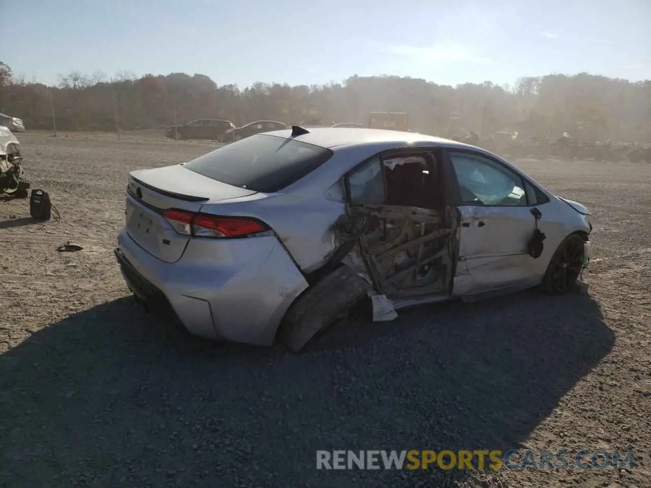 3 fotografías del automóvil dañado 5YFS4MCE7NP099943 TOYOTA COROLLA 2022