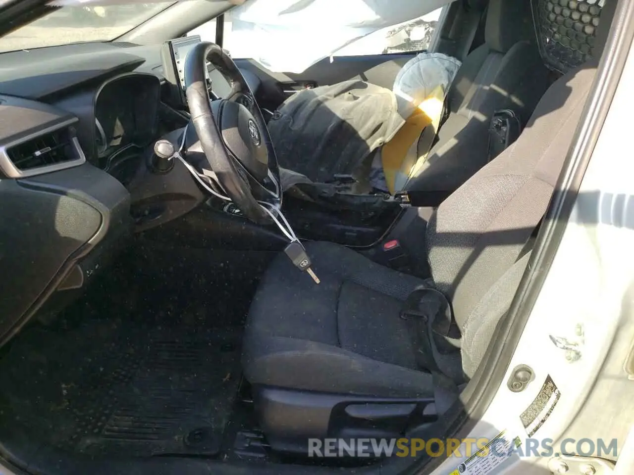 7 fotografías del automóvil dañado 5YFS4MCE7NP099943 TOYOTA COROLLA 2022