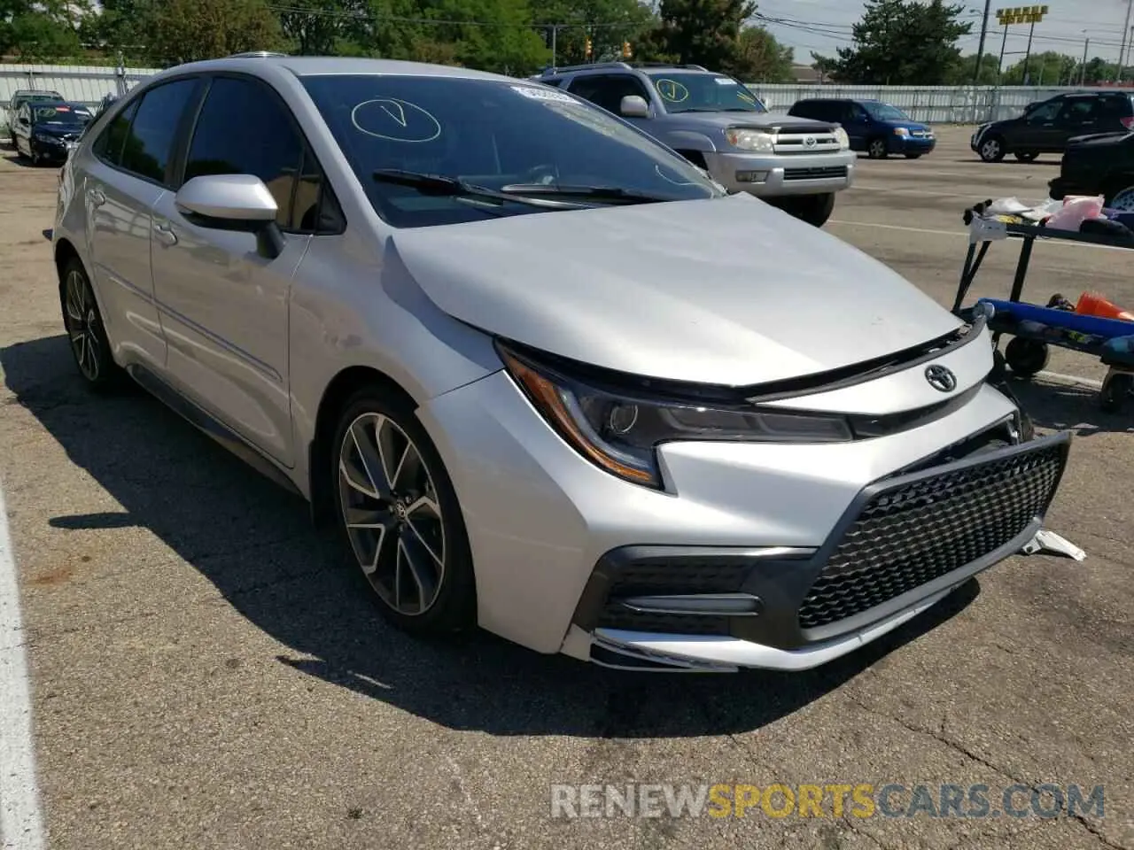1 fotografías del automóvil dañado 5YFS4MCE7NP102811 TOYOTA COROLLA 2022