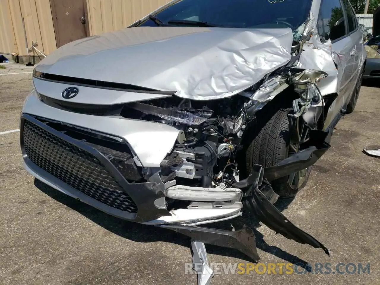 9 fotografías del automóvil dañado 5YFS4MCE7NP102811 TOYOTA COROLLA 2022