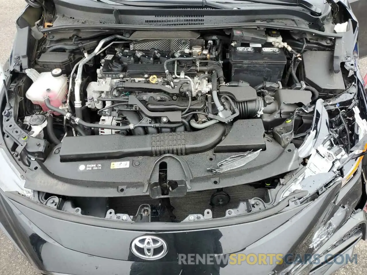 12 fotografías del automóvil dañado 5YFS4MCE7NP107040 TOYOTA COROLLA 2022