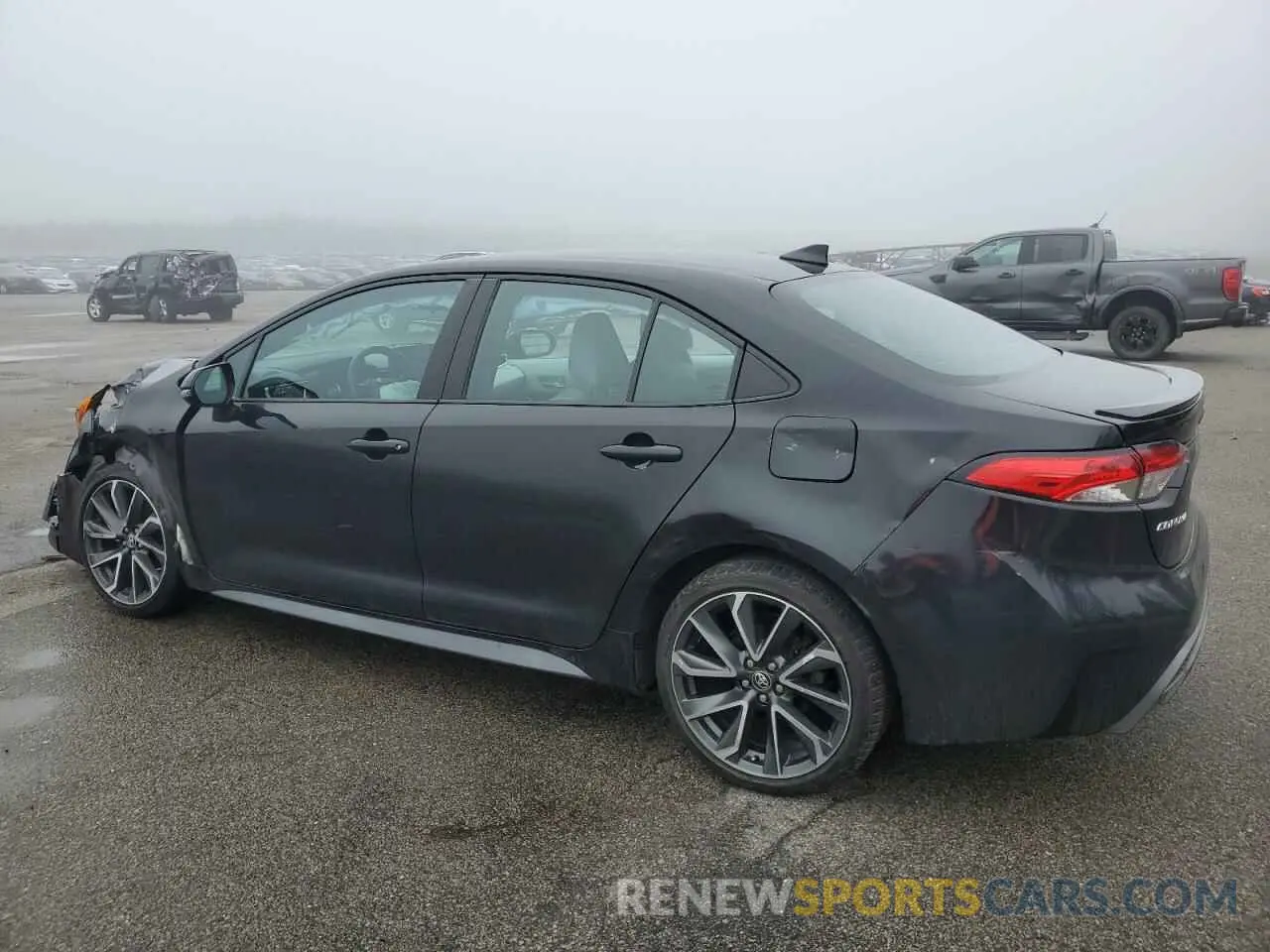 2 fotografías del automóvil dañado 5YFS4MCE7NP107040 TOYOTA COROLLA 2022