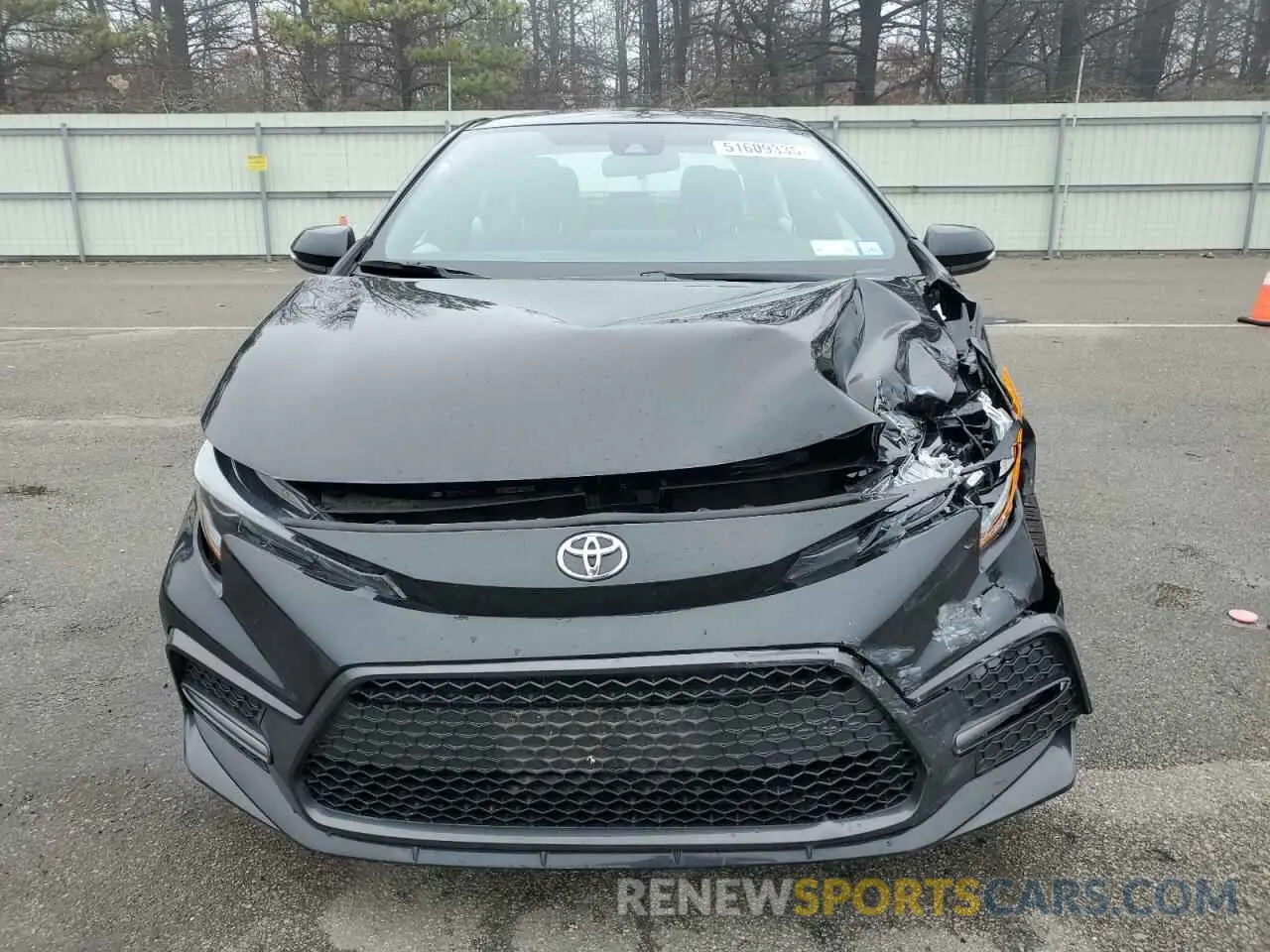 5 fotografías del automóvil dañado 5YFS4MCE7NP107040 TOYOTA COROLLA 2022