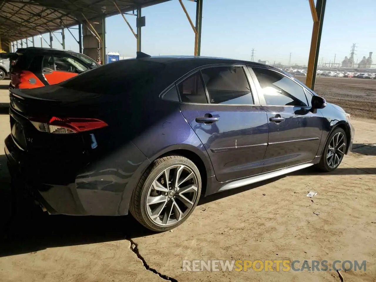 3 fotografías del automóvil dañado 5YFS4MCE7NP108625 TOYOTA COROLLA 2022